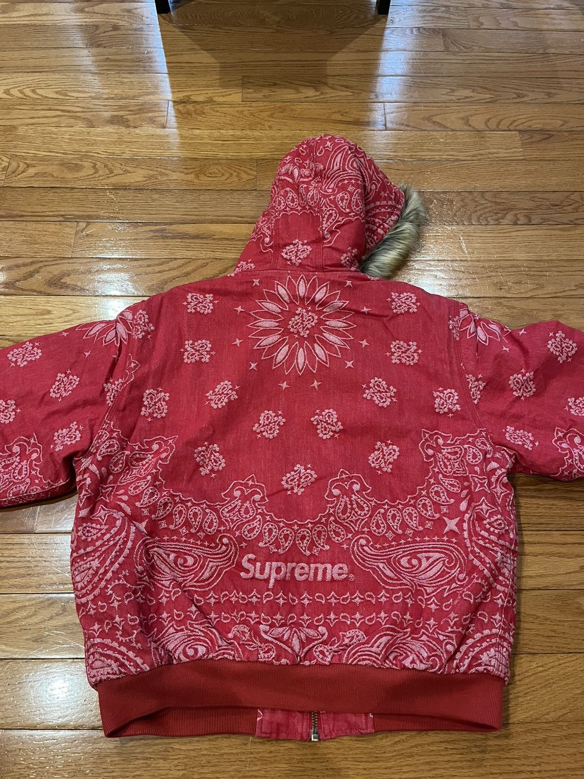Supreme Supreme Bandana Jacquard 3M Denim Work Jacket Size US L / EU 52-54 / 3 - 4 Thumbnail