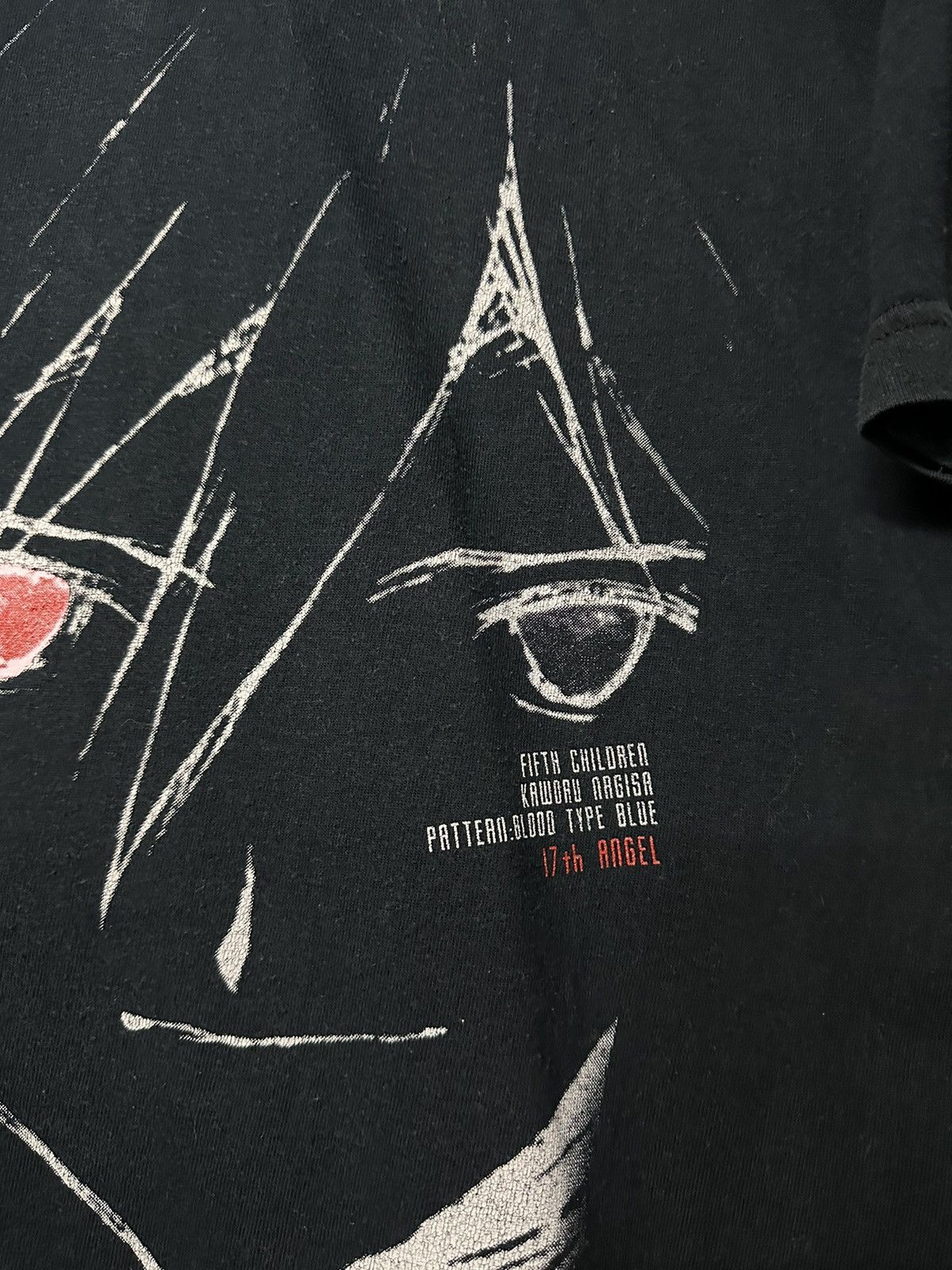 Anime Vintage Evangelion 17th Angel Anime Sun Faded Tee Size US L / EU 52-54 / 3 - 3 Thumbnail