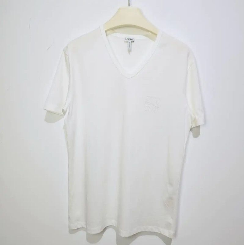 Loewe Loewe White Cotton Women's T-Shirt 0089 Size S / US 4 / IT 40 - 1 Thumbnail