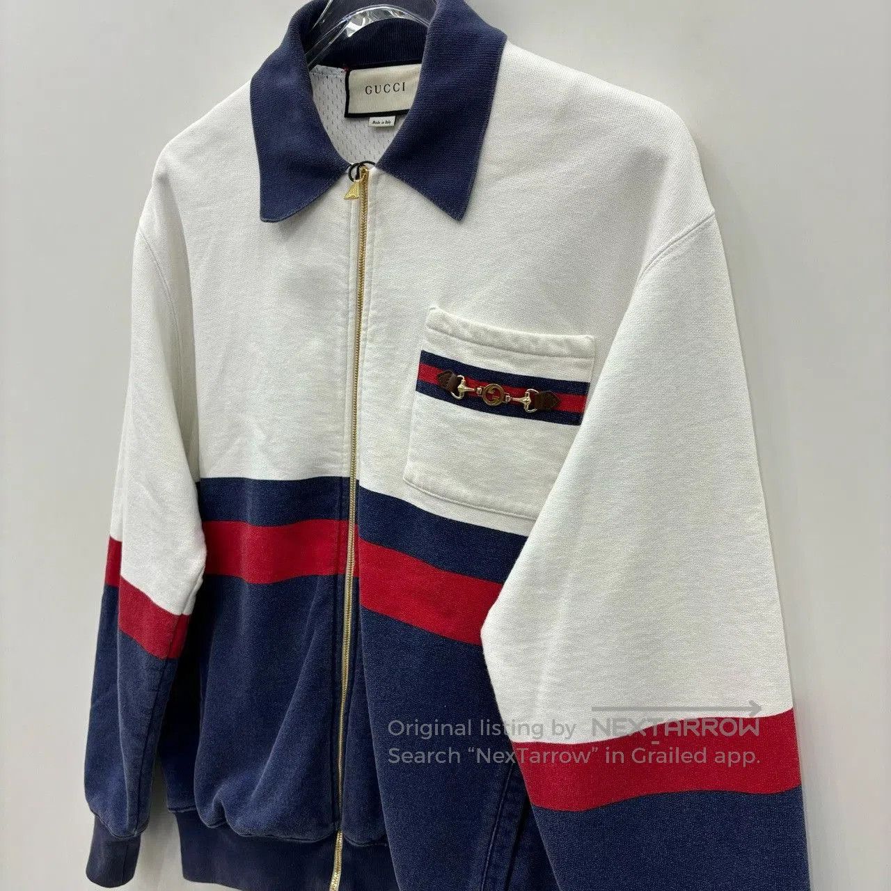 Gucci Gucci Washed Stripe Zip Jacket. Size XS / US 0-2 / IT 36-38 - 2 Thumbnail