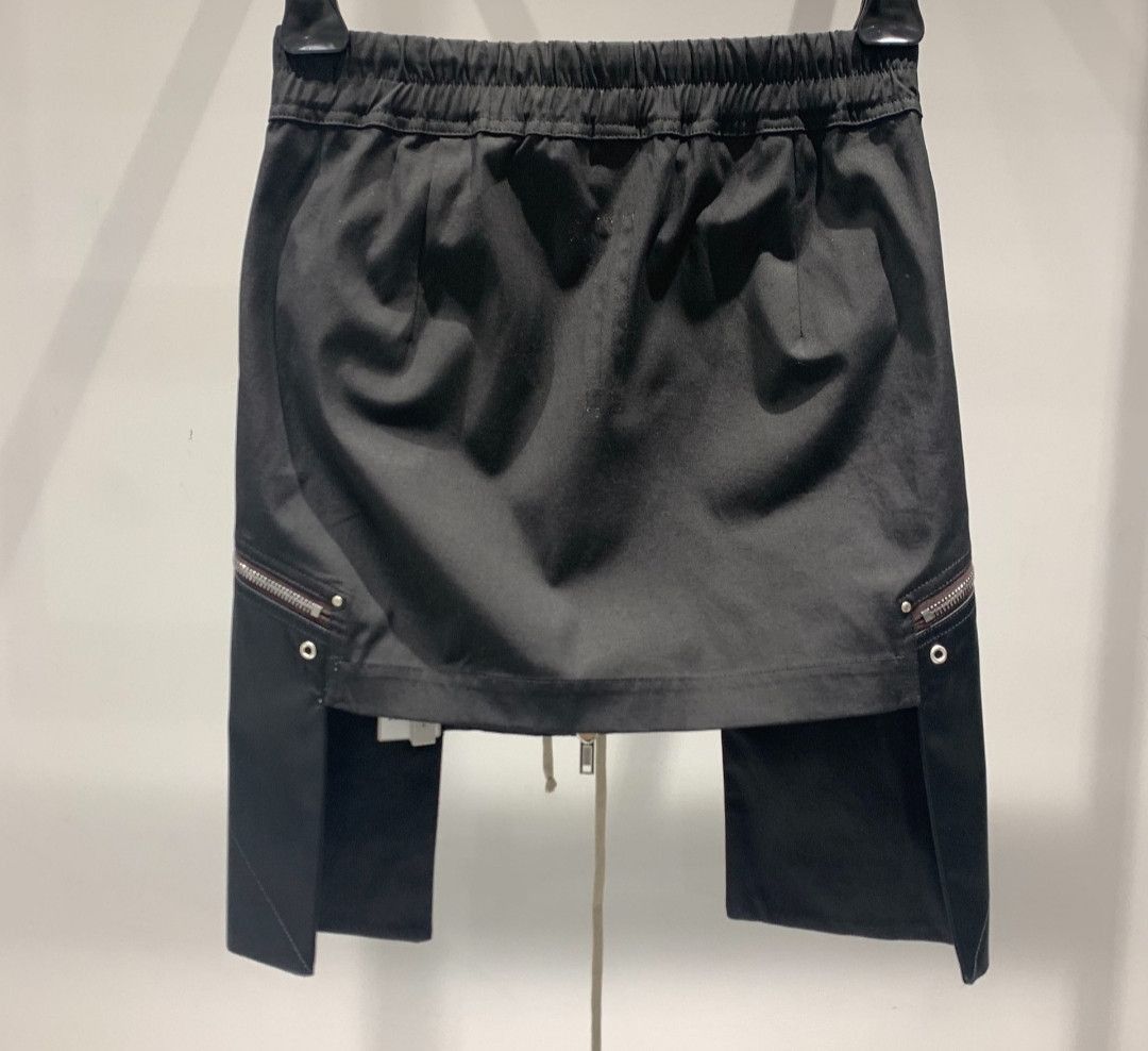 Rick Owens Rick Owens black zippered side pocket skirt-2506 Size US 30 / EU 46 - 2 Thumbnail