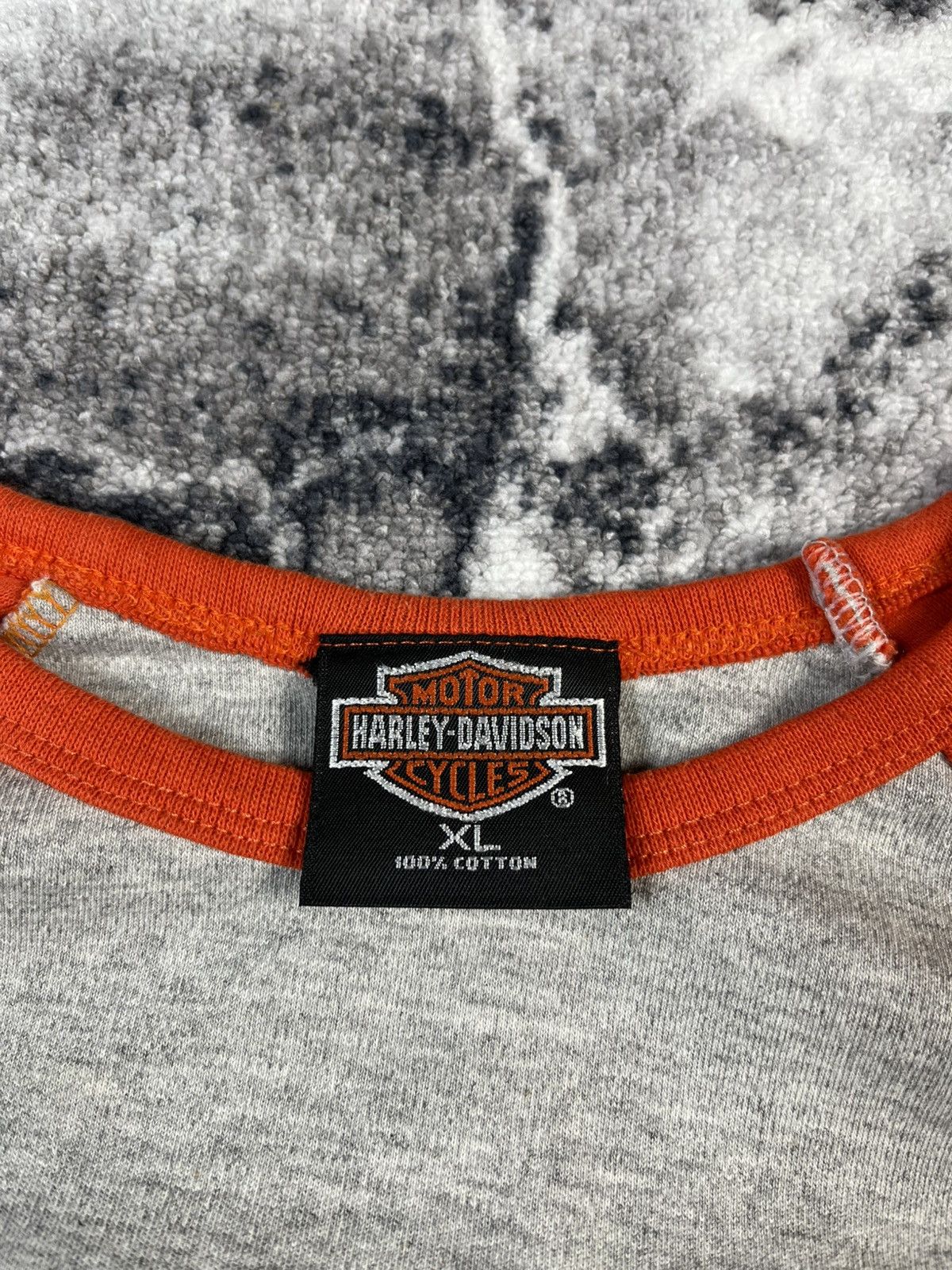 Harley Davidson Vintage Harley-Davidson Raglan Tee – 1996 Size US XL / EU 56 / 4 - 8 Thumbnail