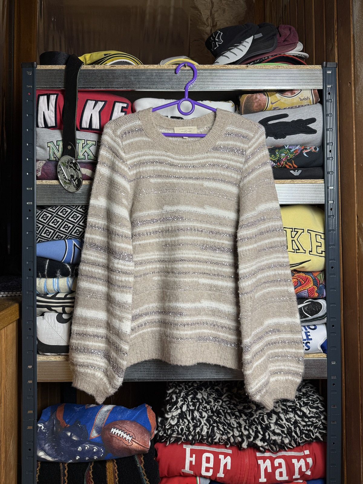Sezane LA MAILLE SEZANE Sweater Crazy glitter Size S / US 4 / IT 40 - 1 Thumbnail