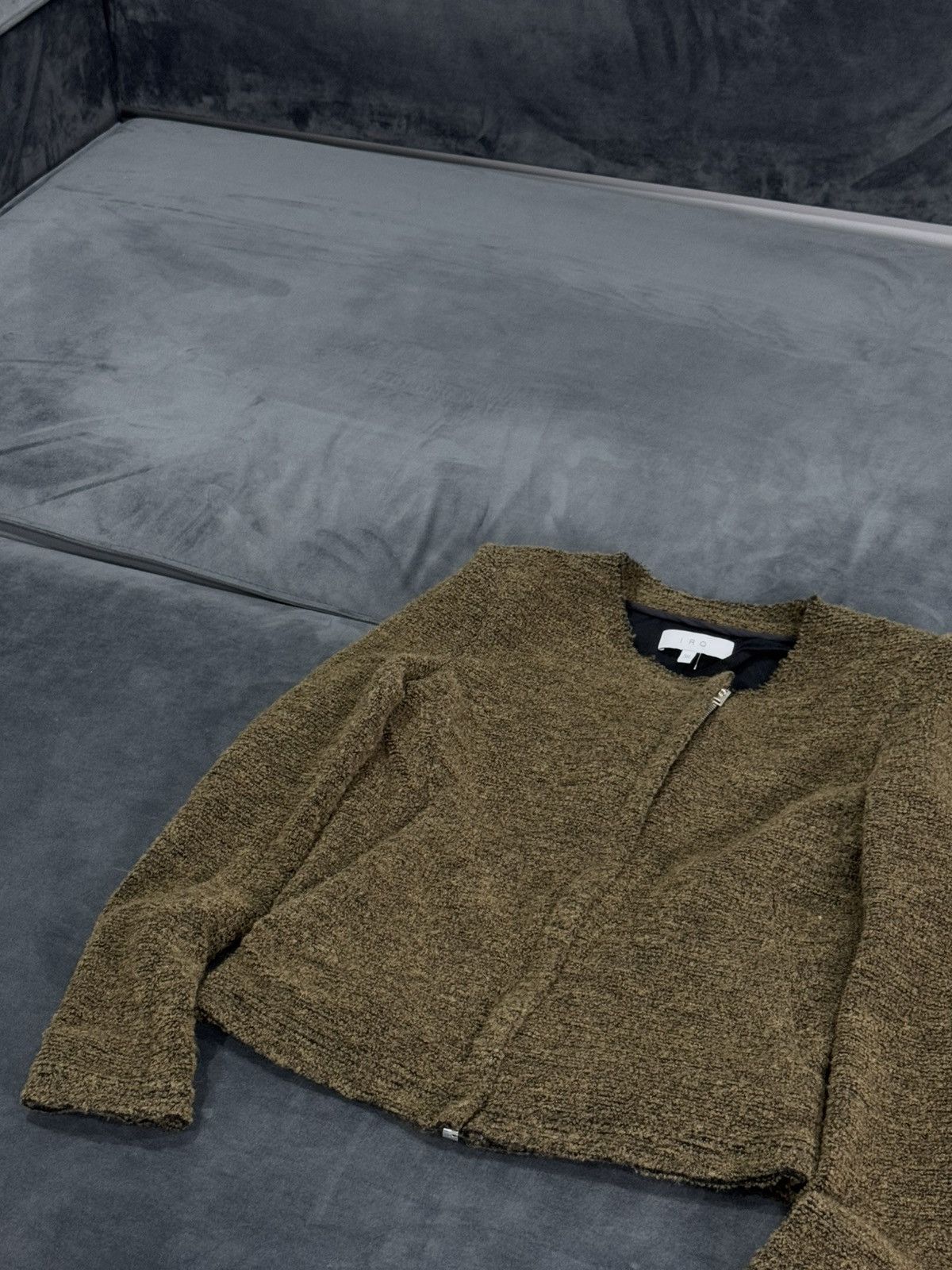 Iro Avant Garde Iro Rick Owens Style Wool Luxury Y2K Zip Jacket Size XS / US 0-2 / IT 36-38 - 5 Thumbnail