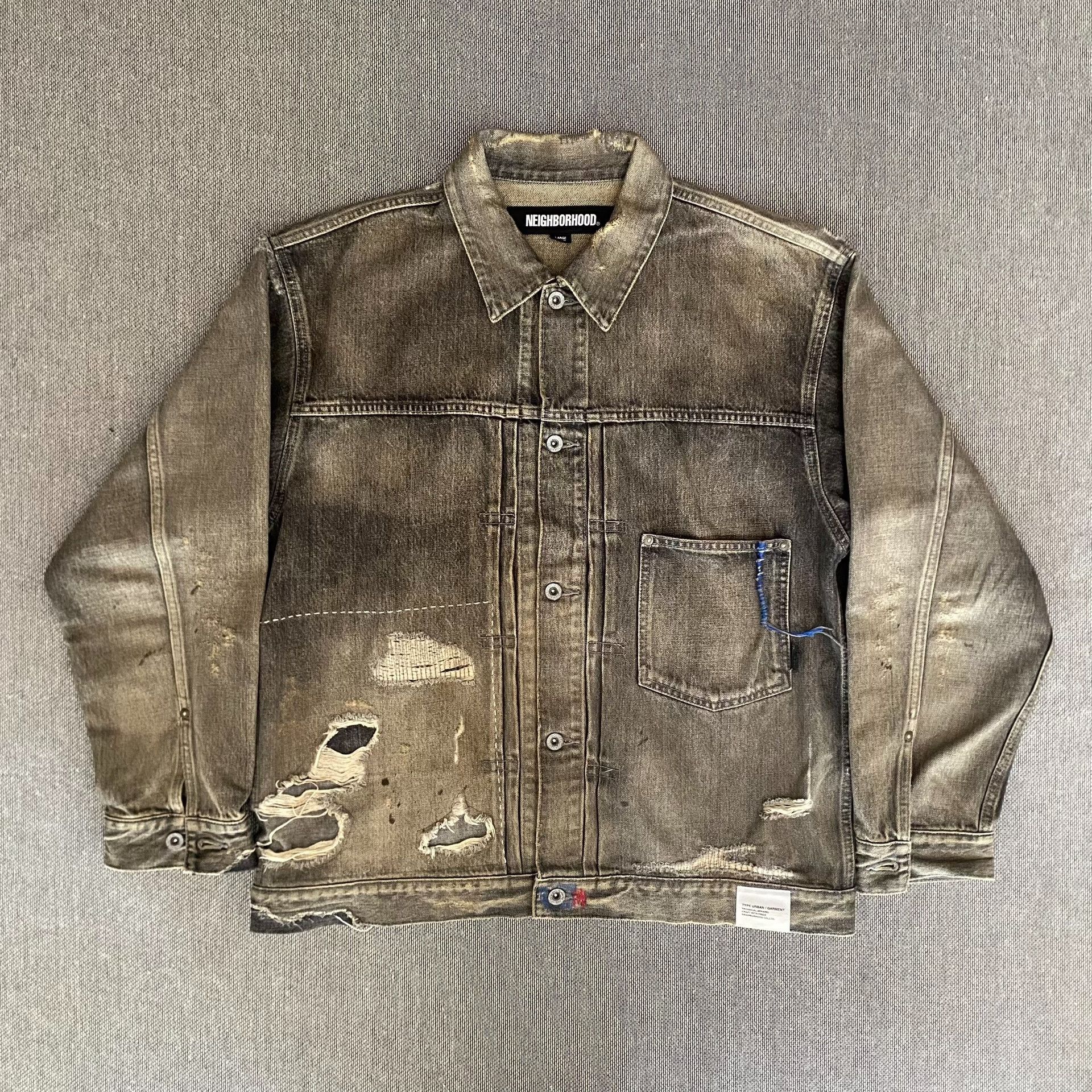Neighborhood Neighborhood 24ss Stockman Denim Jacket Size US L / EU 52-54 / 3 - 1 Thumbnail