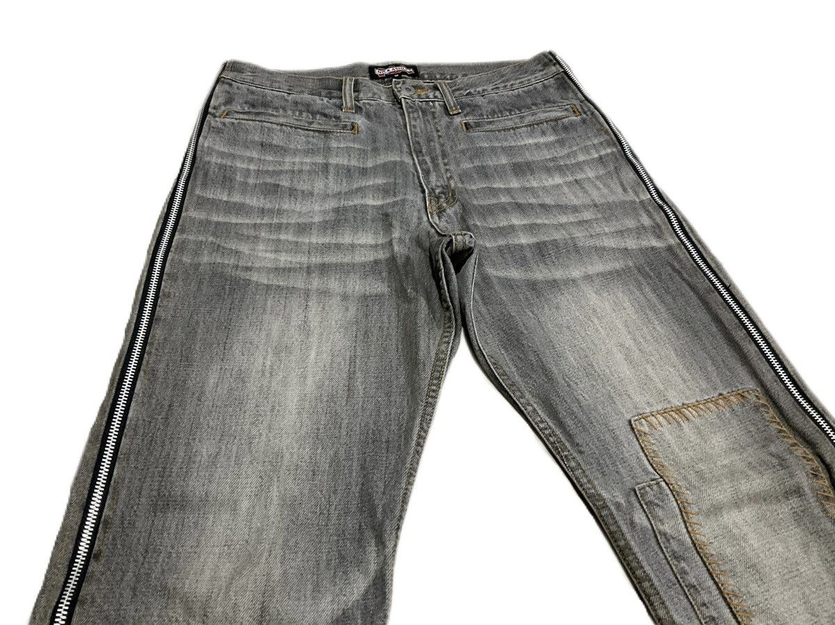 Hysteric Glamour × Japanese Brand × Le Grande Bleu (L.G.B.) 🔥Sick Y2K Nick Ashley Zipper Flared Denim Size US 30 / EU 46 - 5 Thumbnail