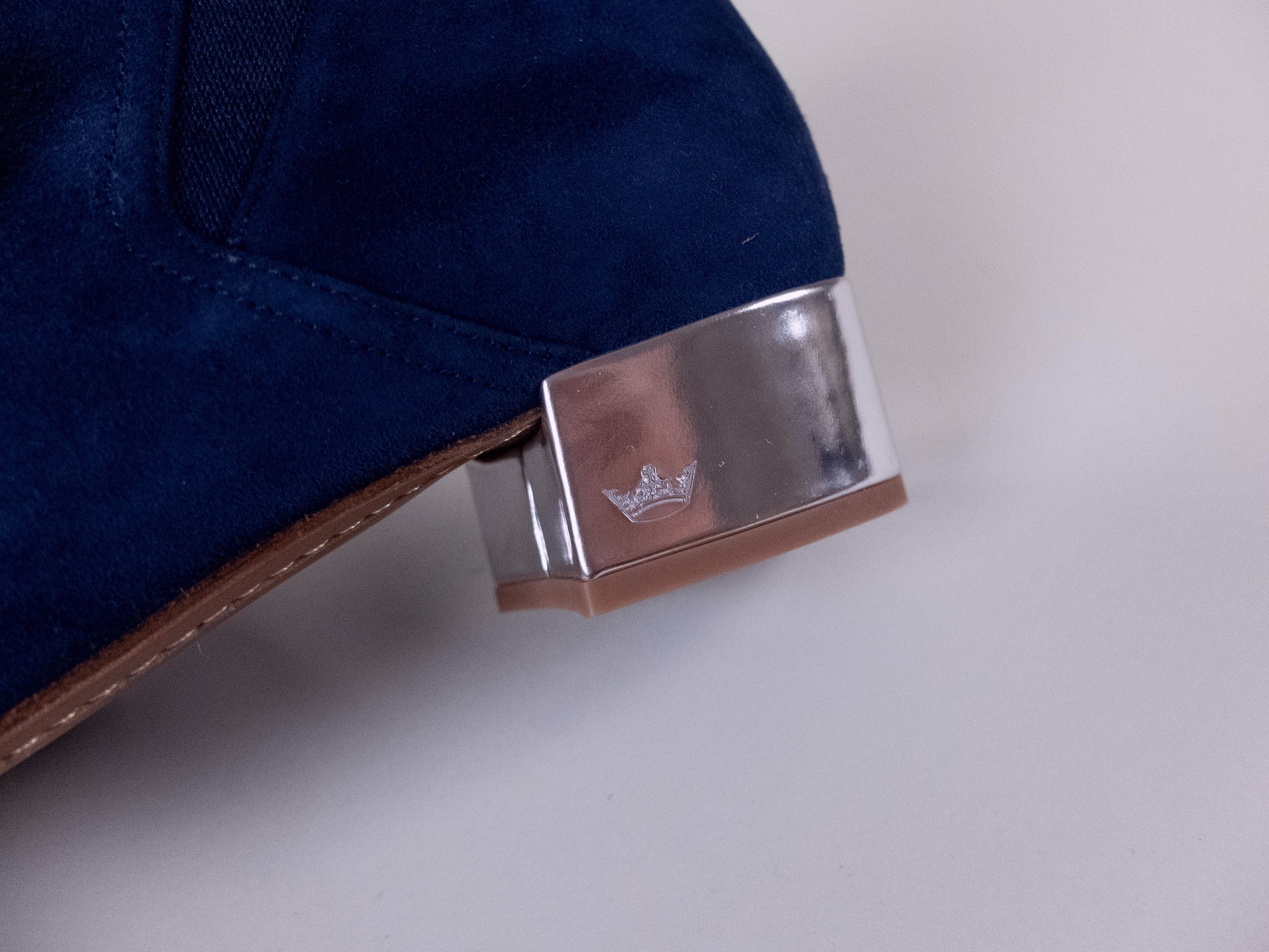 Church's CHURCH'S Beatles classic blue suede ankle boots 8.5 38.5 Size US 8.5 / IT 38.5 - 6 Thumbnail