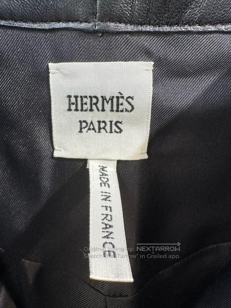 Hermes Hermes Skinny Leather Pants for Women Size 25" / US 0 / IT 36 - 2 Thumbnail