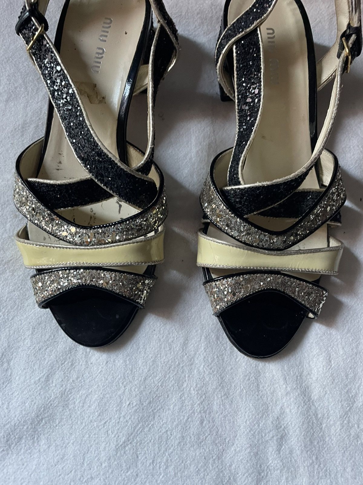 Miu Miu Miu Miu 36.5 Sandals Size US 6.5 / IT 36.5 - 2 Thumbnail