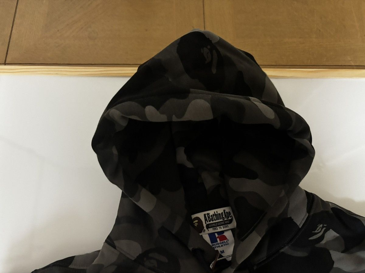 Bape Ape bape x Russell color camo college pullover hoodie M mew Size US M / EU 48-50 / 2 - 4 Thumbnail