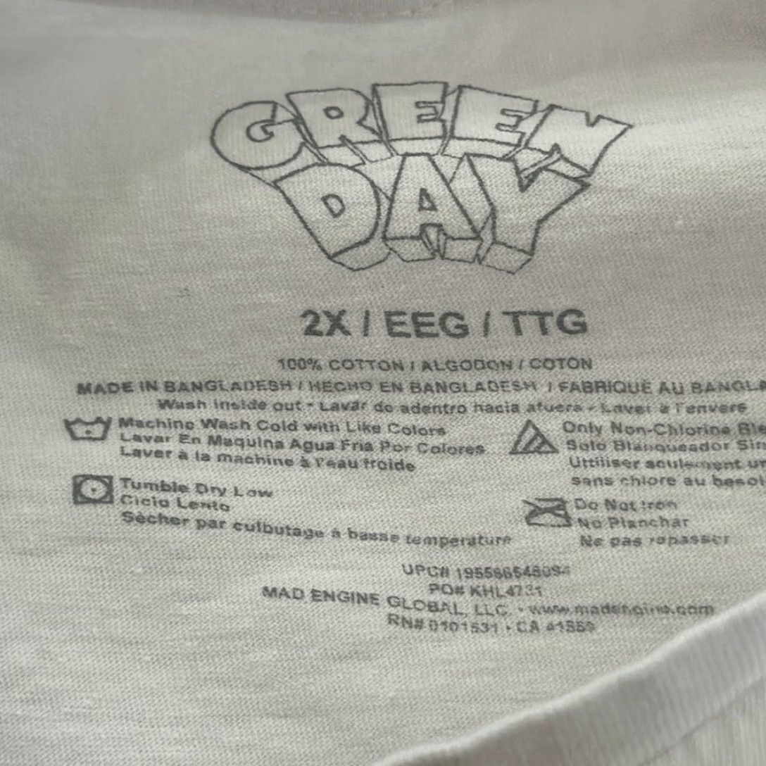Vintage Green Day Mens White Short Sleeve Tshirt 2XL Dookie Shirt Size White Men Braves? Size US XXL / EU 58 / 5 - 5 Thumbnail