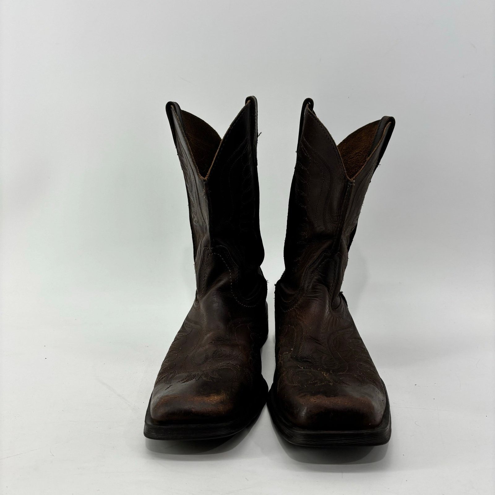 Ariat Ariat Boots Mens Size 10.5 D Brown Leather Western SquareToe Size US 10.5 / EU 43-44 - 7 Thumbnail