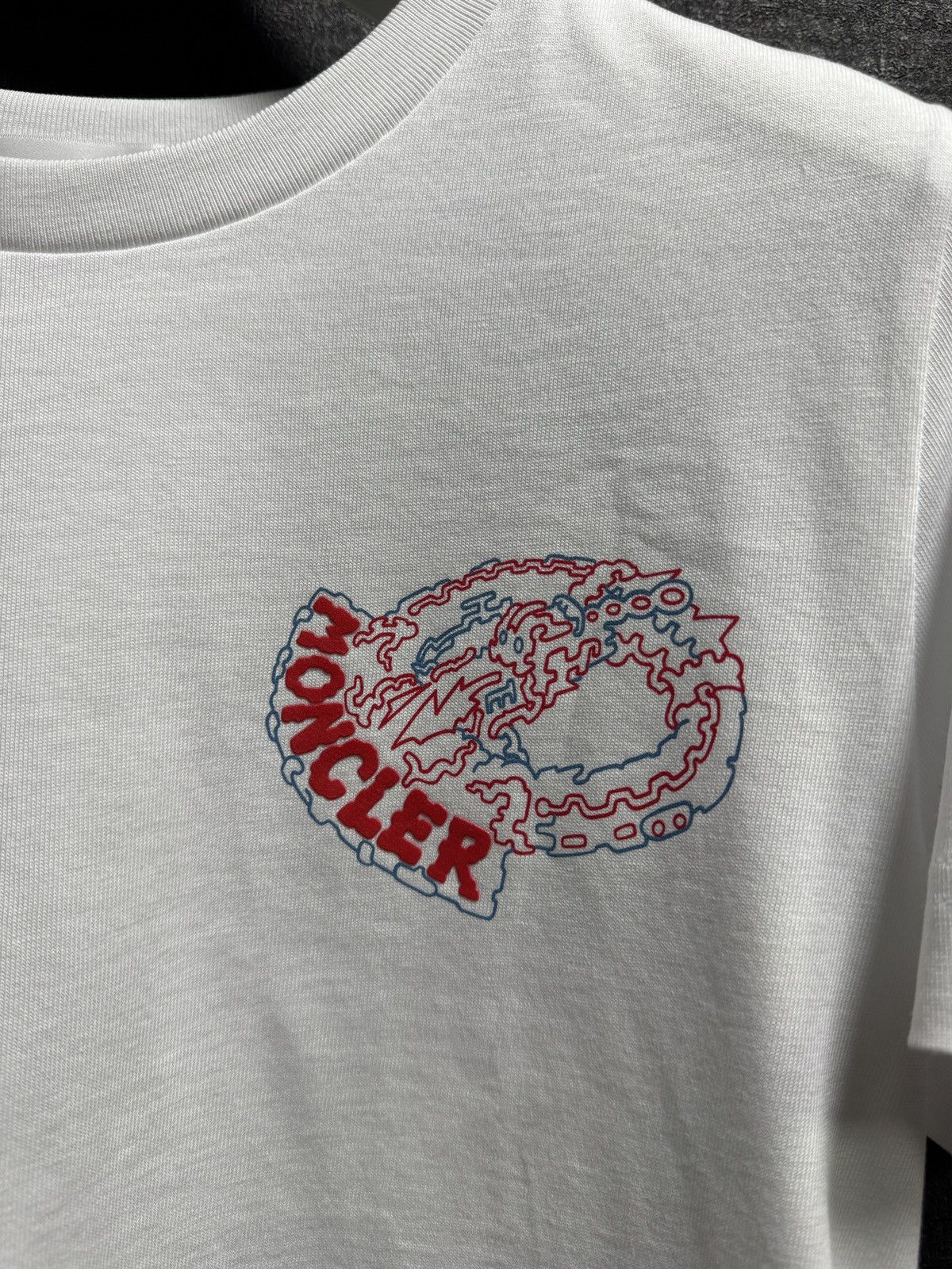 Moncler Moncler SS T-shirt Logo Size S / US 4 / IT 40 - 6 Thumbnail