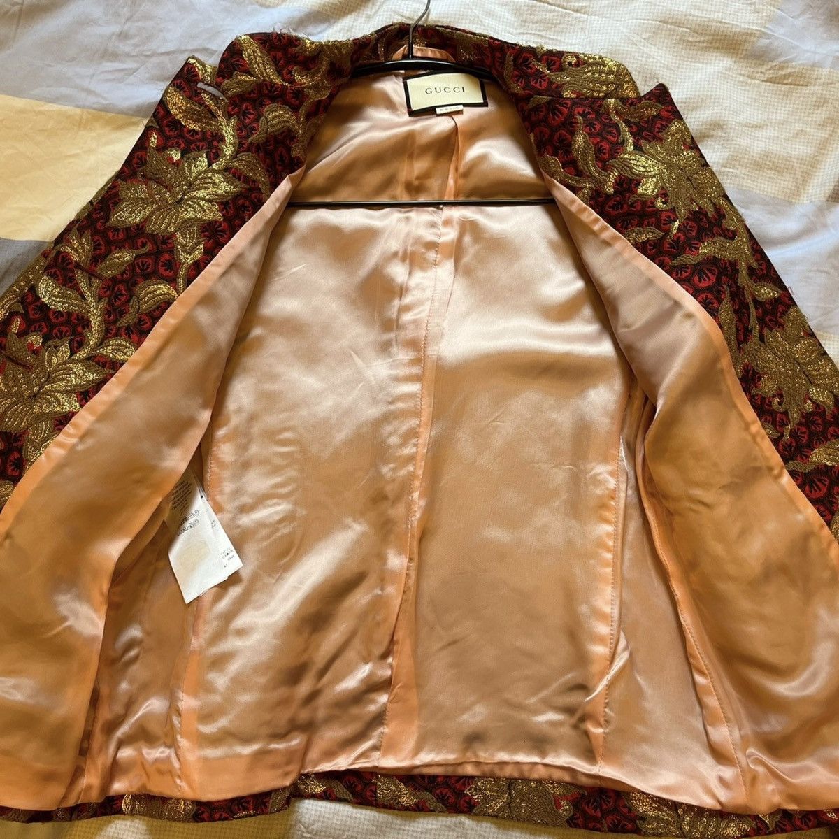 Gucci Rare GUCCI Floral Jacquard Jacket Size S / US 4 / IT 40 - 3 Thumbnail