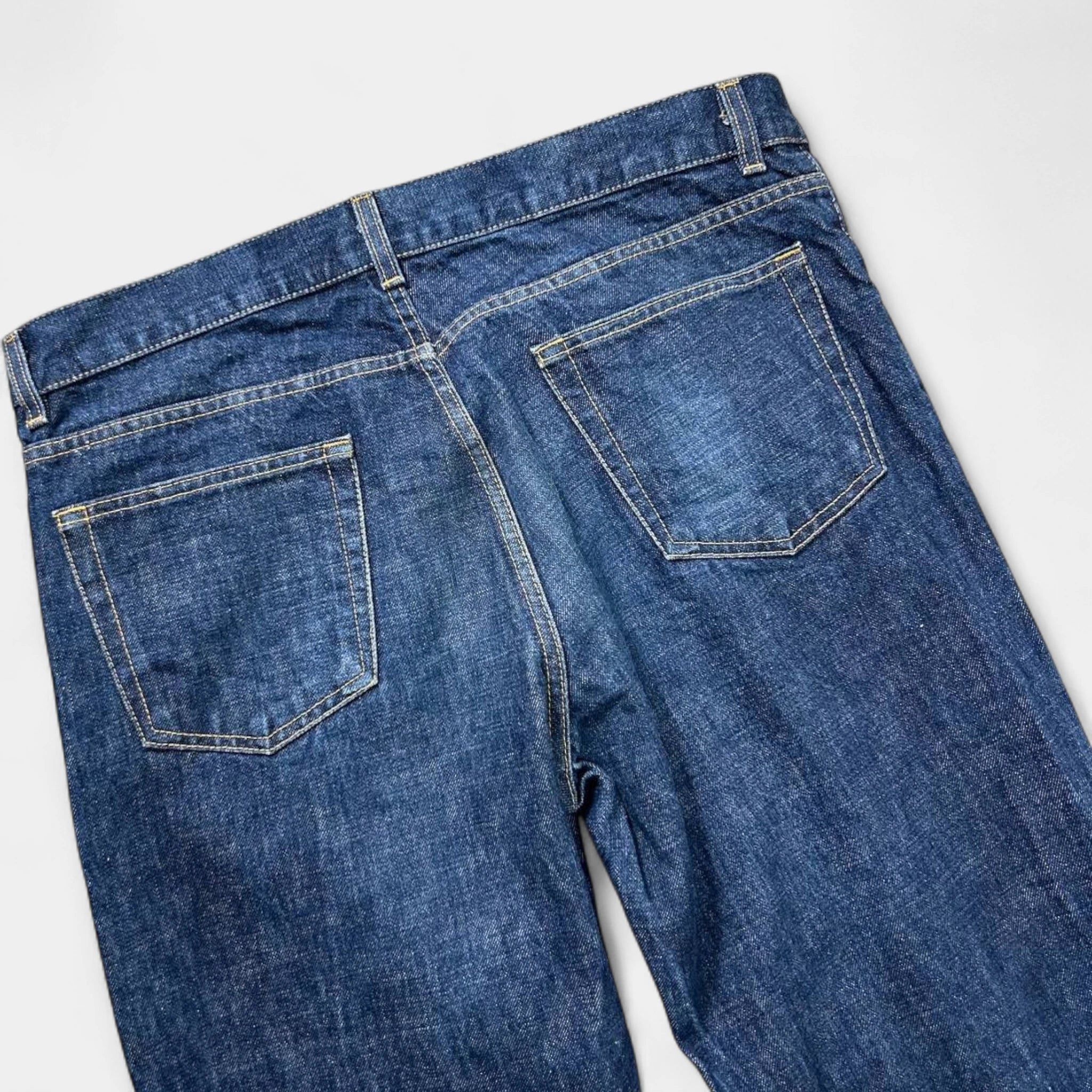 Helmut Lang Helmut Lang 1999 Classic Raw Denim Blue Jeans Size US 36 / EU 52 - 6 Thumbnail