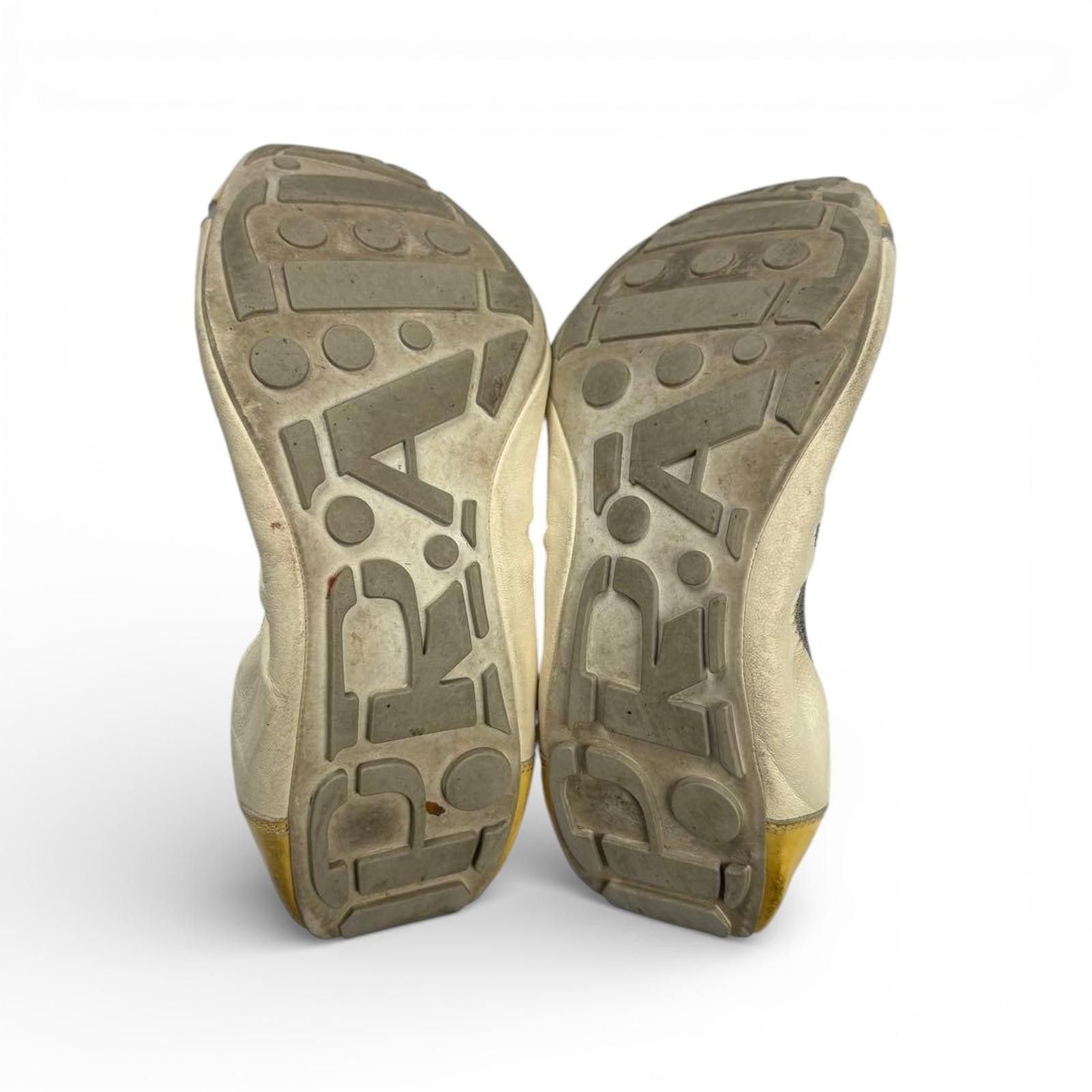 Prada Prada - 36.5 Yellow and Cream Flats Size US 7.5 / IT 37.5 - 7 Thumbnail