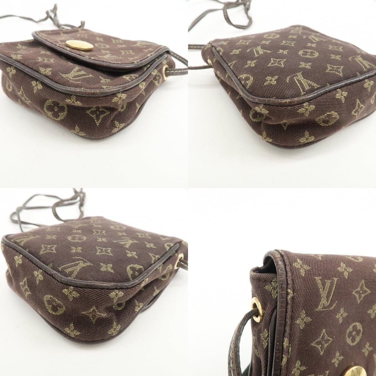 Louis Vuitton Louis Vuitton Mini Lin Pochette Cancun Crossbody Bag Size ONE SIZE - 5 Thumbnail