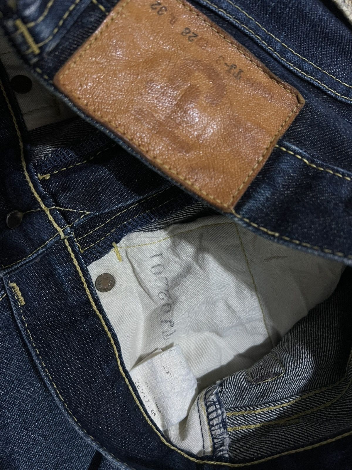If Six Was Nine Vintage Tokyo Jeans Flared Snake pocket Talon Zip Size US 28 / EU 44 - 12 Thumbnail