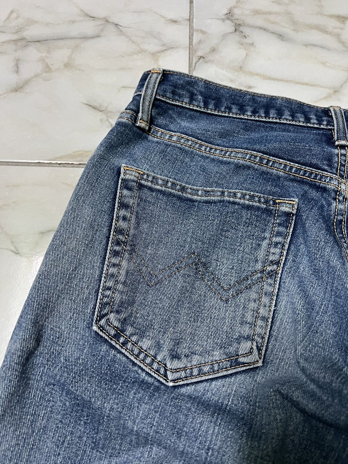 Beauty Beast × Edwin 💥Baggy💥Vintage Edwin Made In Japan Distress Jean Size US 30 / EU 46 - 11 Thumbnail