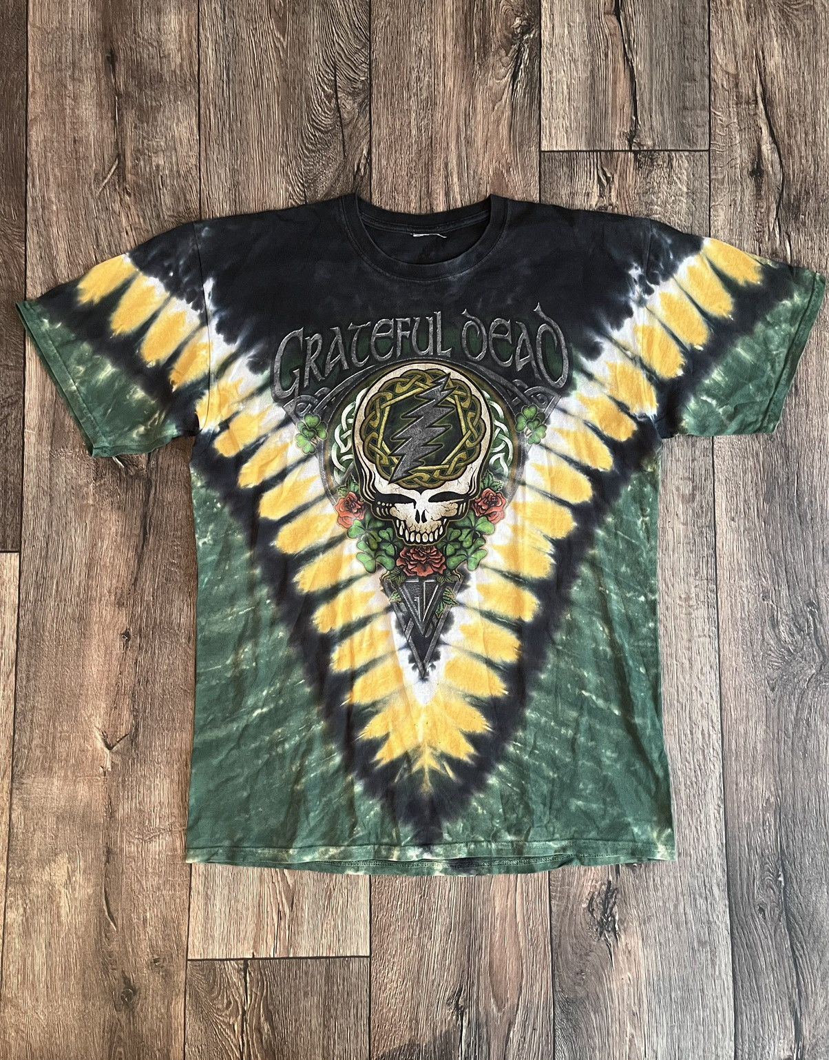 Band Tees VINTAGE GRATEFUL DEAD TIE DYE T-SHIRT AOP Size US L / EU 52-54 / 3 - 1 Thumbnail