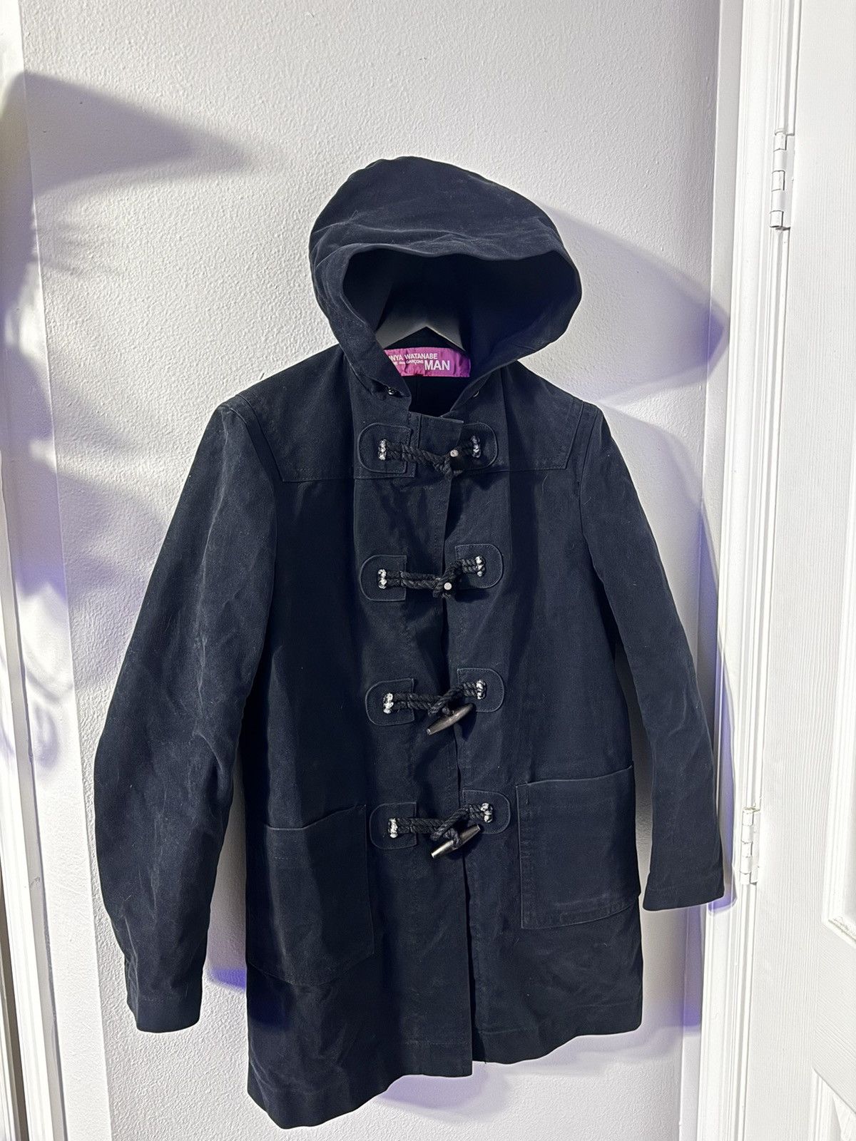 Comme des Garcons × Junya Watanabe Junya Watanabe Hooded Trenchcoat Size US S / EU 44-46 / 1 - 1 Thumbnail