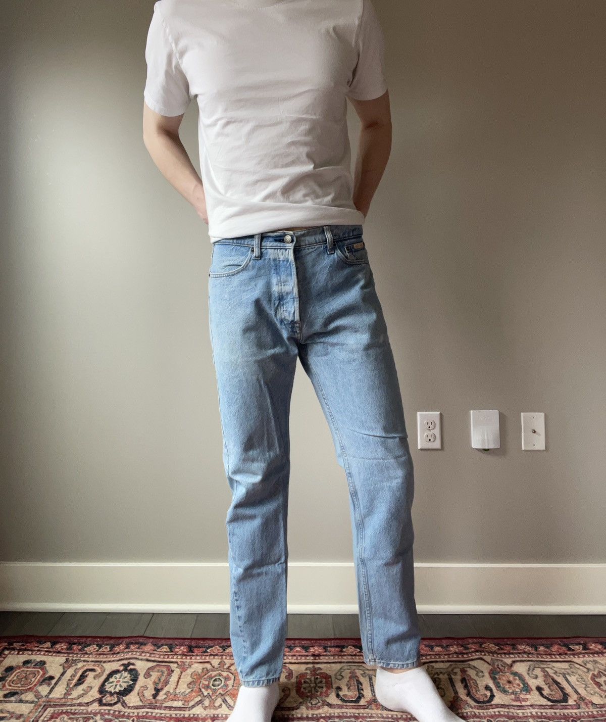 Calvin Klein Calvin Klein Standard Straight Jeans Size US 32 / EU 48 - 2 Thumbnail