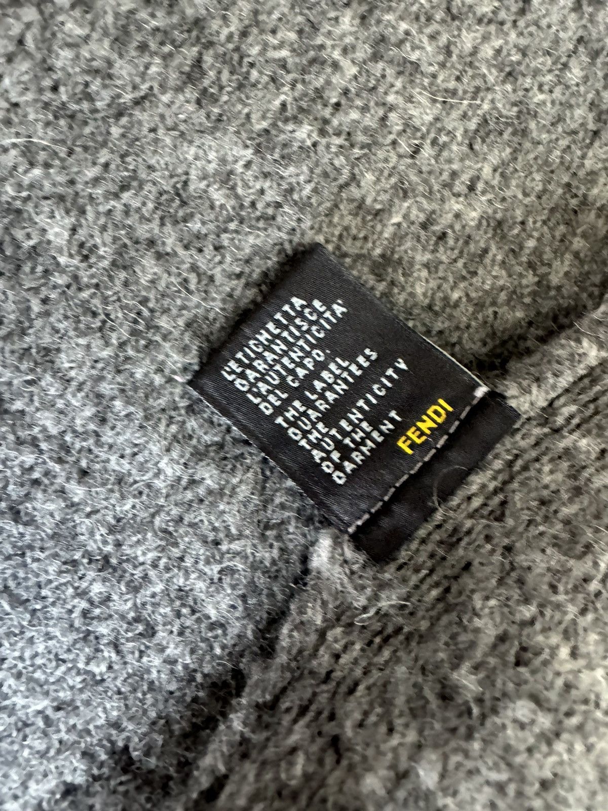 Fendi FENDI Wool Winter Knit Mini Dress Size S / US 4 / IT 40 - 6 Thumbnail