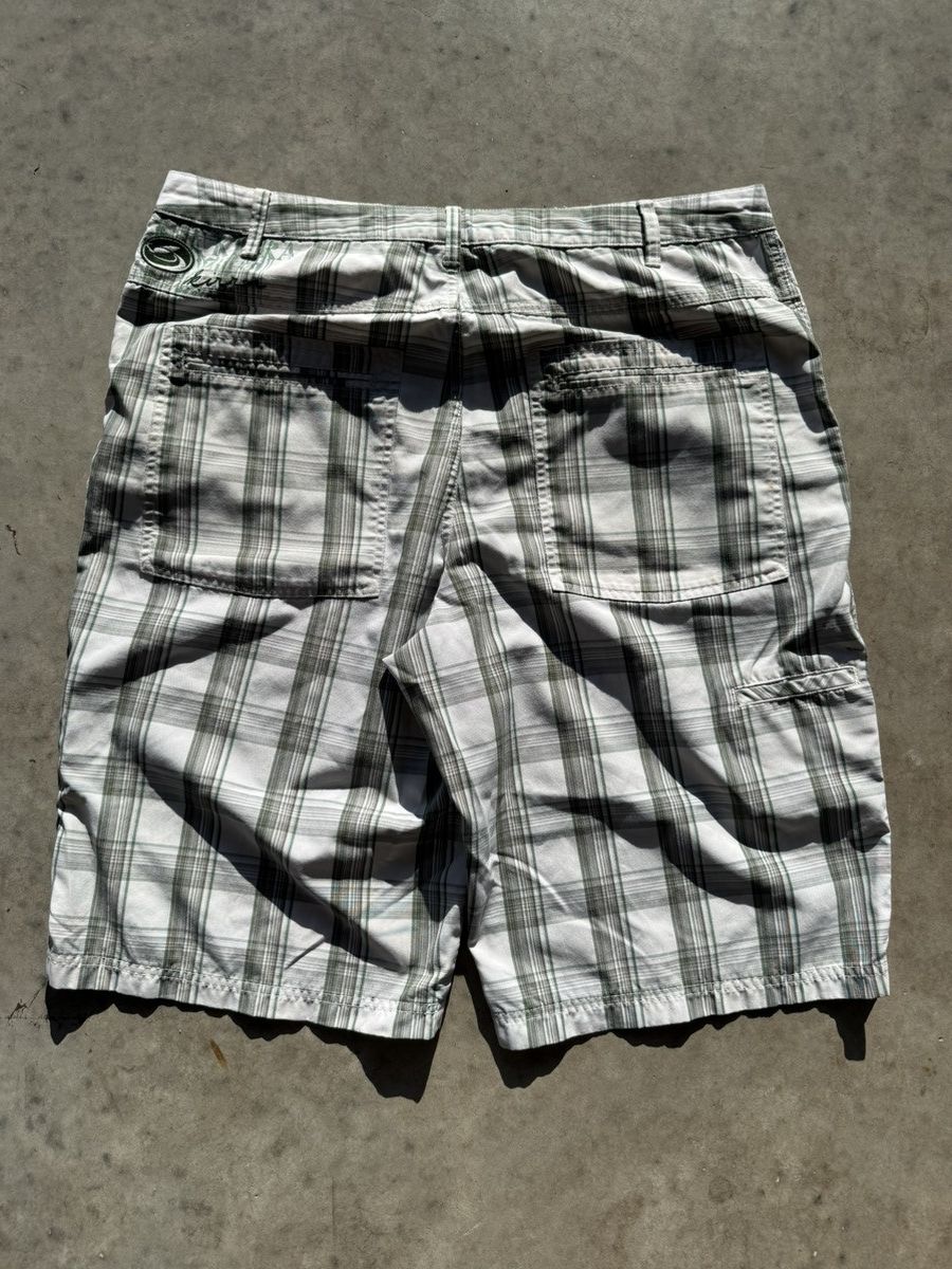 Quiksilver × Vintage Crazy Vintage Quiksilver 90s Surf Billabong Shorts Plaid Size US 38 / EU 54 - 5 Thumbnail