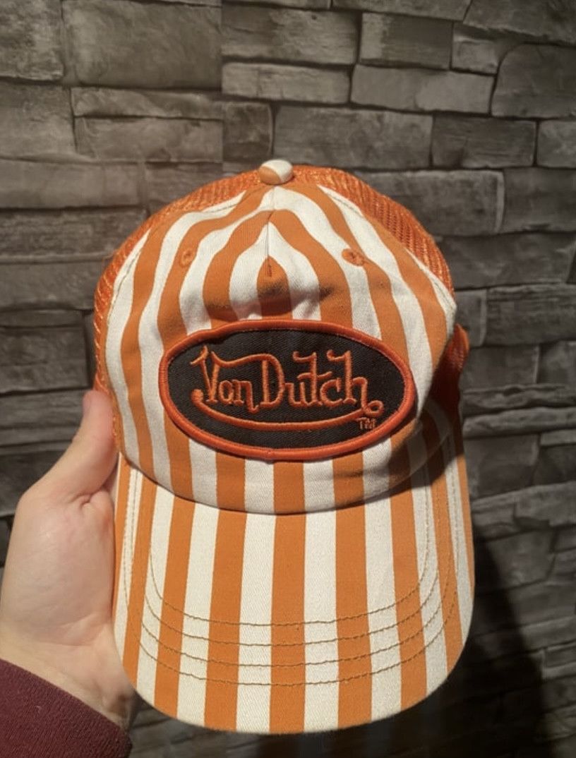 Von Dutch Von Dutch Striped Trucker hat Size ONE SIZE - 2 Thumbnail