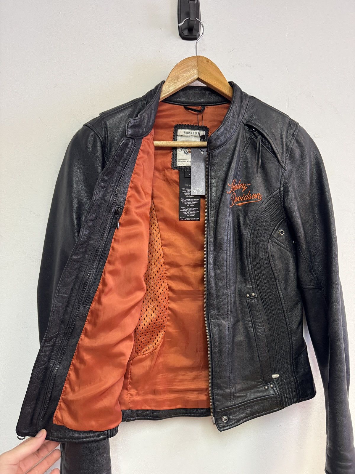 Harley Davidson Harley Davidson Leather Jacket Size S / US 4 / IT 40 - 4 Thumbnail