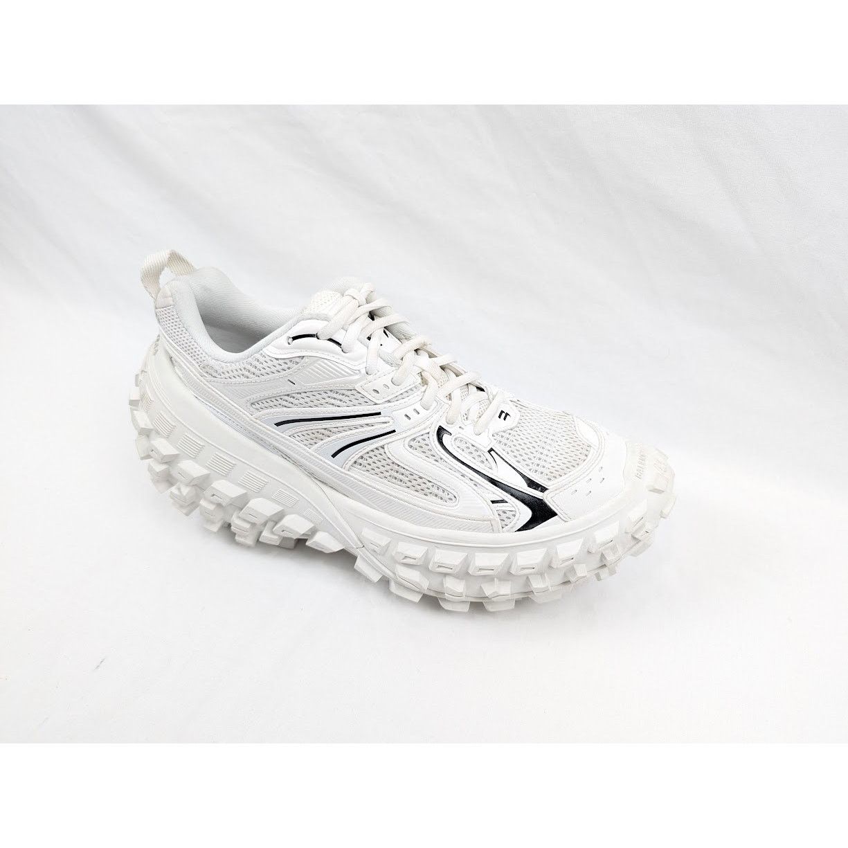Balenciaga o1rshd1 Bouncer/Contrast Sneakers in Eggshell/Black Size US 9 / EU 42 - 13 Thumbnail