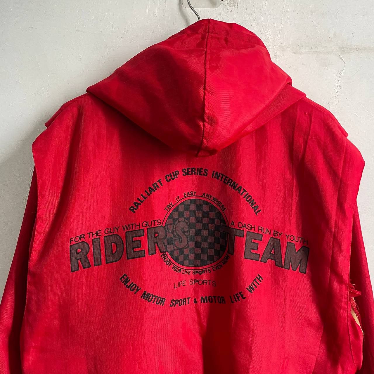 Japanese Brand × Vintage distressed jacket Cabin Raider's team Ralliart cup series Size US L / EU 52-54 / 3 - 5 Thumbnail