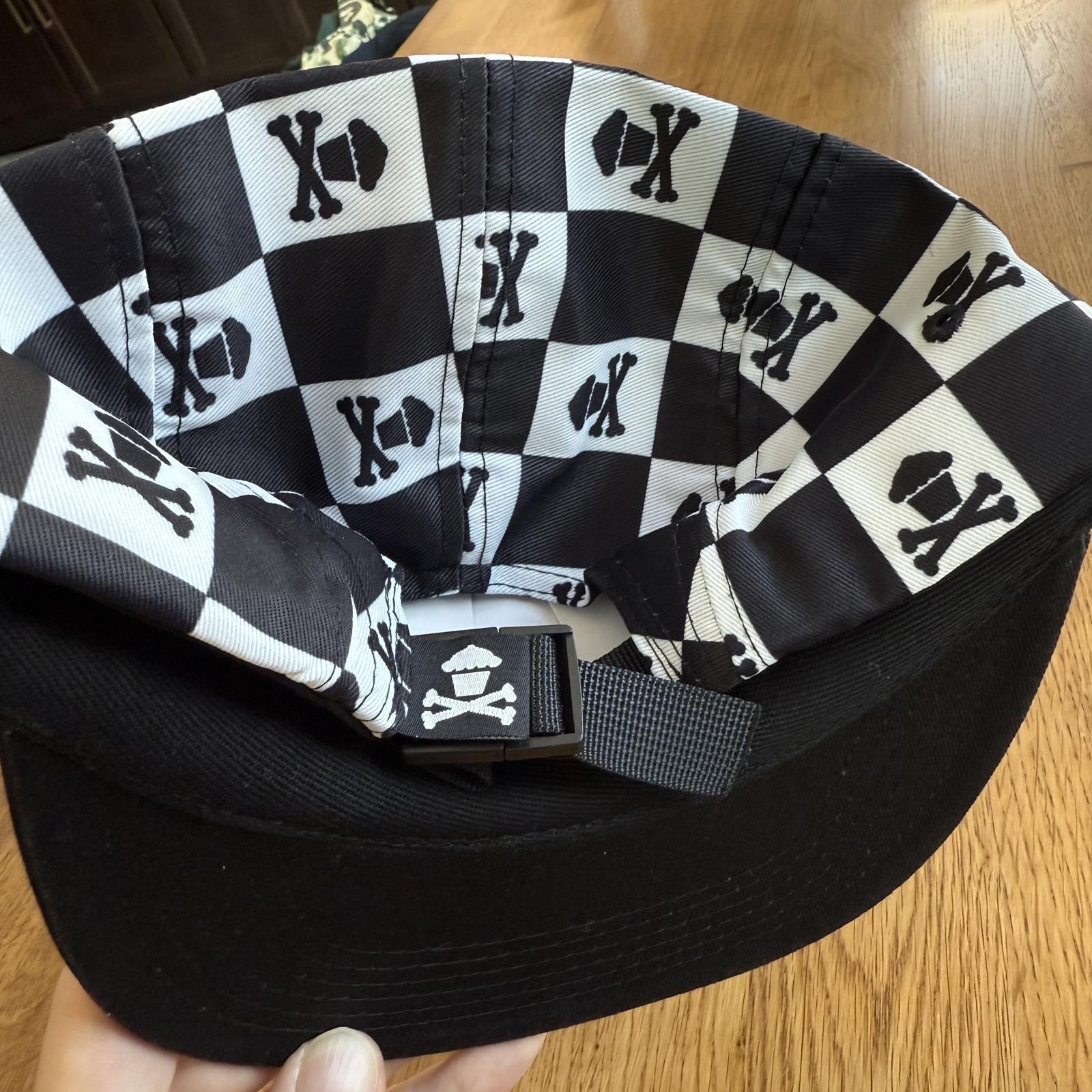 Johnny Cupcakes Johnny Cupcakes Five Panel Hat with Checkered Pattern NWOT Size ONE SIZE - 3 Thumbnail
