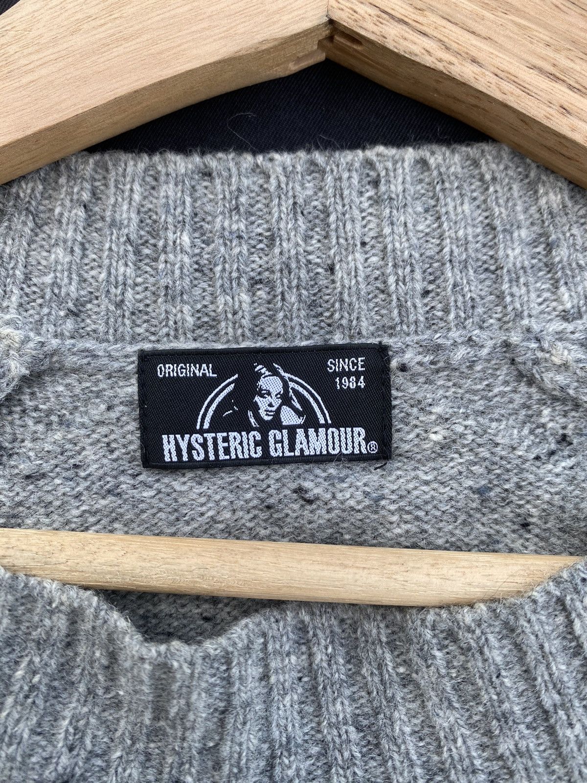 Hysteric Glamour Rare Hysteric Glamour Johny Fucking Thunder Wool Sweater Size US M / EU 48-50 / 2 - 10 Thumbnail