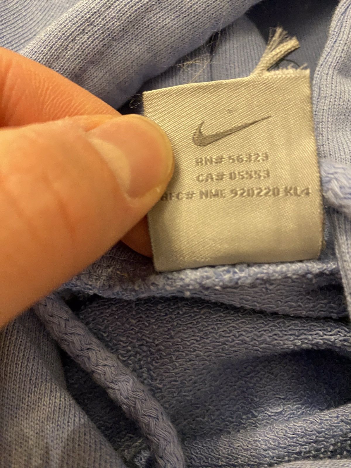 Nike × Vintage Vintage Nike Custom Center Swoosh Oversize Hoodie Y2K rare Size US S / EU 44-46 / 1 - 8 Thumbnail