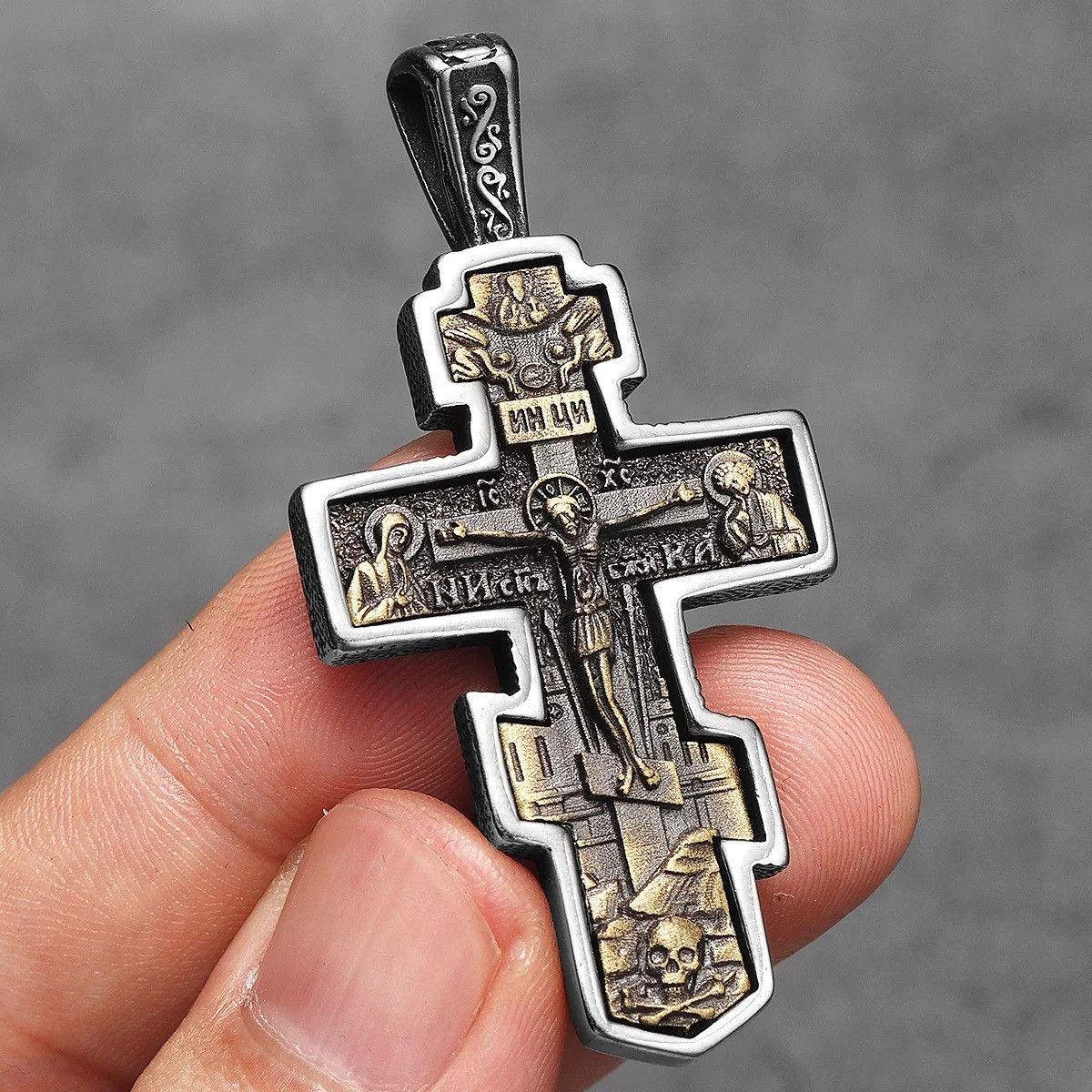 Other Retro Jesus Cross Pendant Accessories Necklace Gifts Size ONE SIZE - 2 Thumbnail
