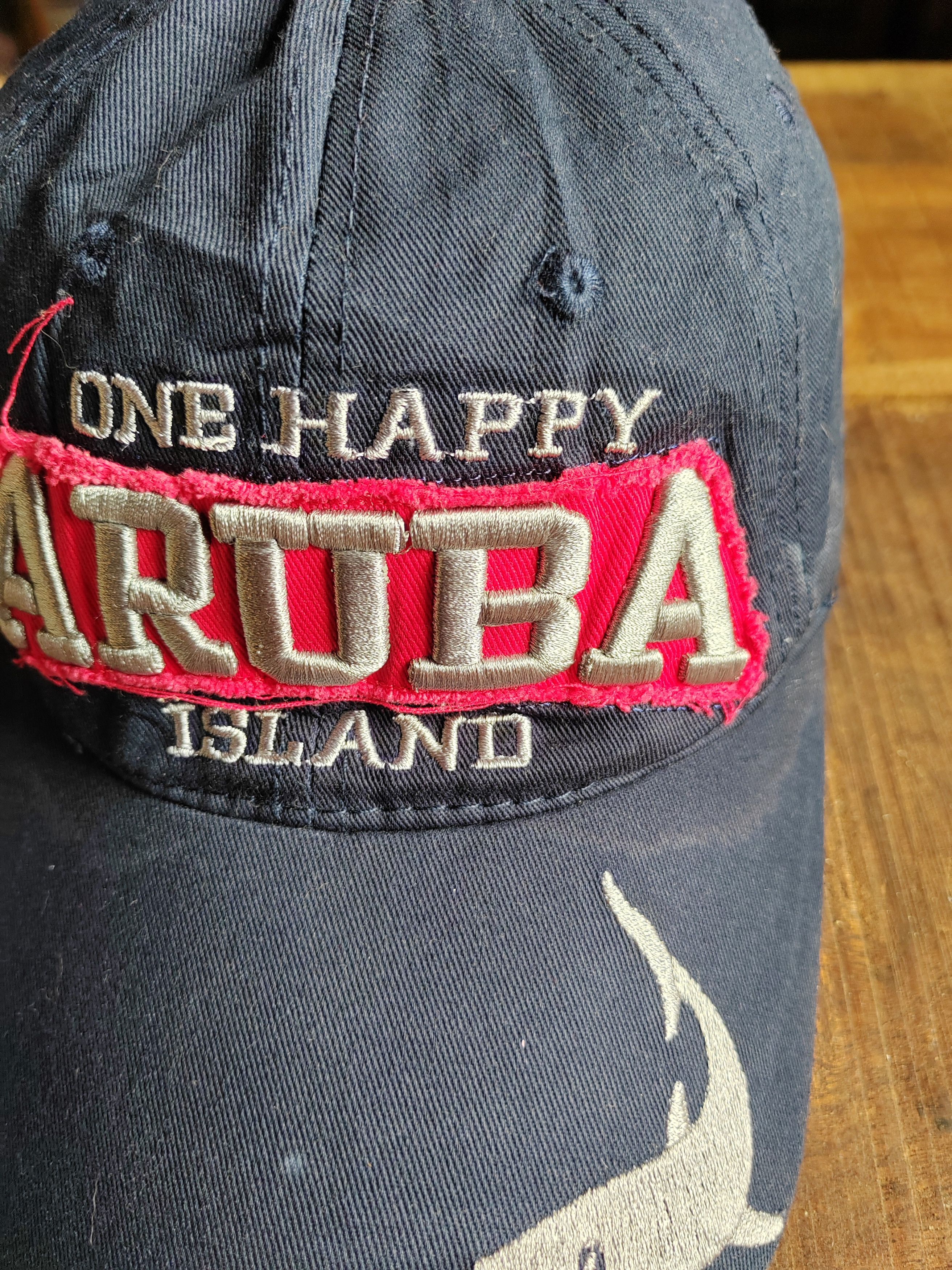 Japanese Brand Vintage One Happy Aruba Island Y2k Cap Hat Size ONE SIZE - 3 Thumbnail