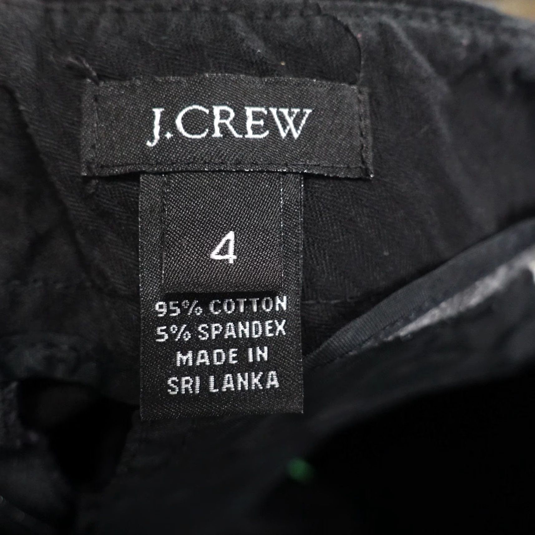 J.Crew J.CREW Skirt Womens 4 Black Pencil Back Slit Stretch Office Wear Career Size 27" / US 4 / IT 40 - 5 Thumbnail