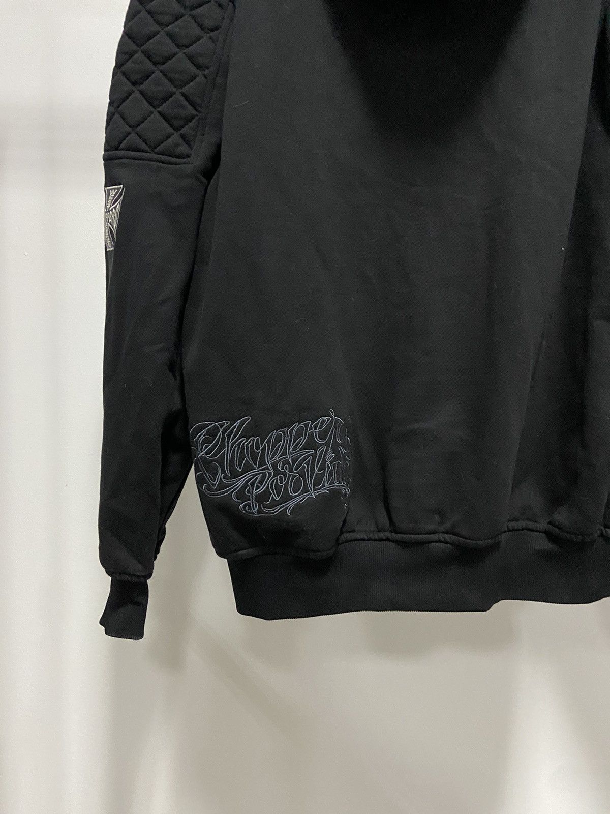 Vintage × West Coast Choppers West coast choppers zip hoodie big logo biker Moto vintage Size US XL / EU 56 / 4 - 4 Thumbnail