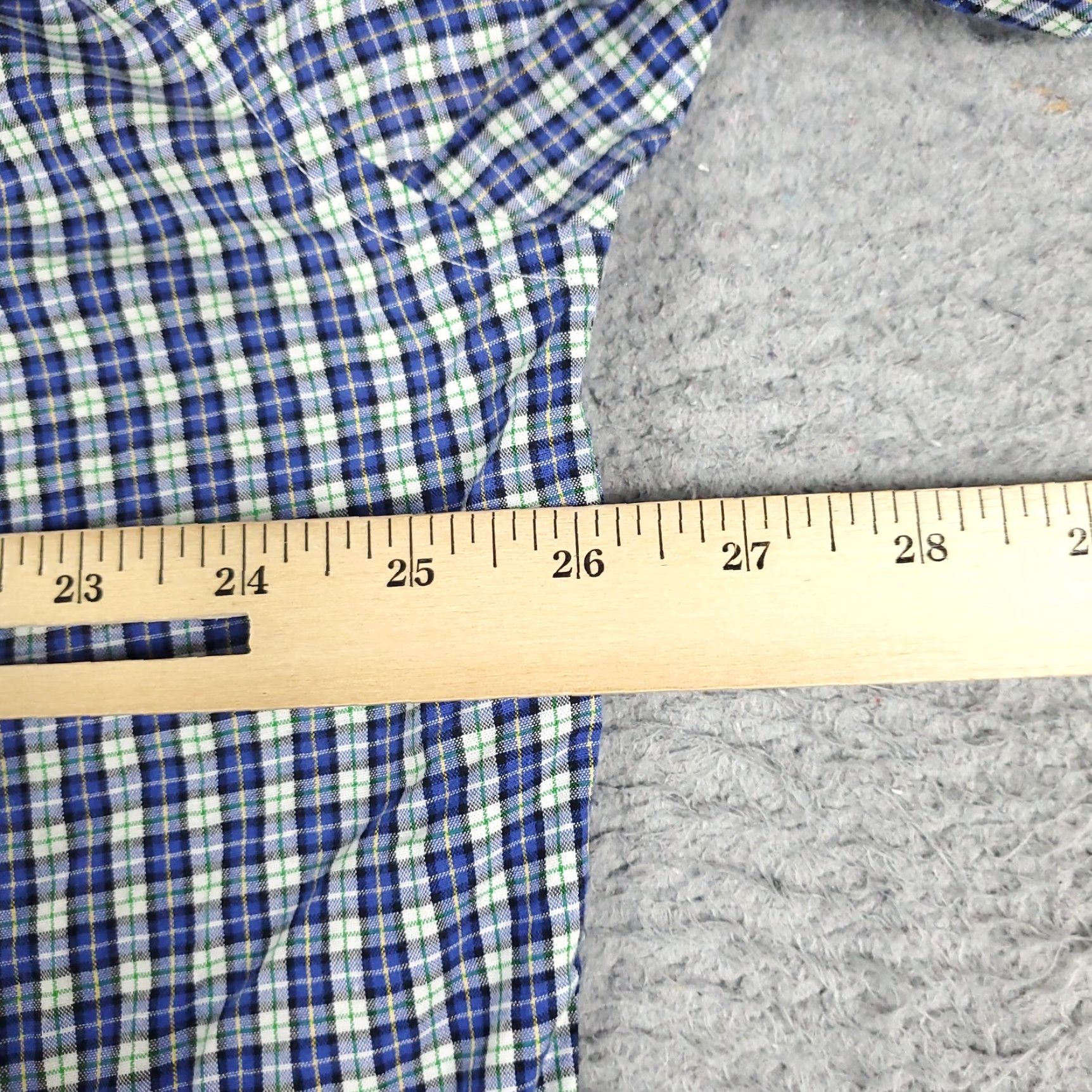 Tommy Hilfiger Tommy Hilfiger Shirt Mens XL Blue Plaid Casual Button Up Long Sleeve Size US XL / EU 56 / 4 - 6 Thumbnail