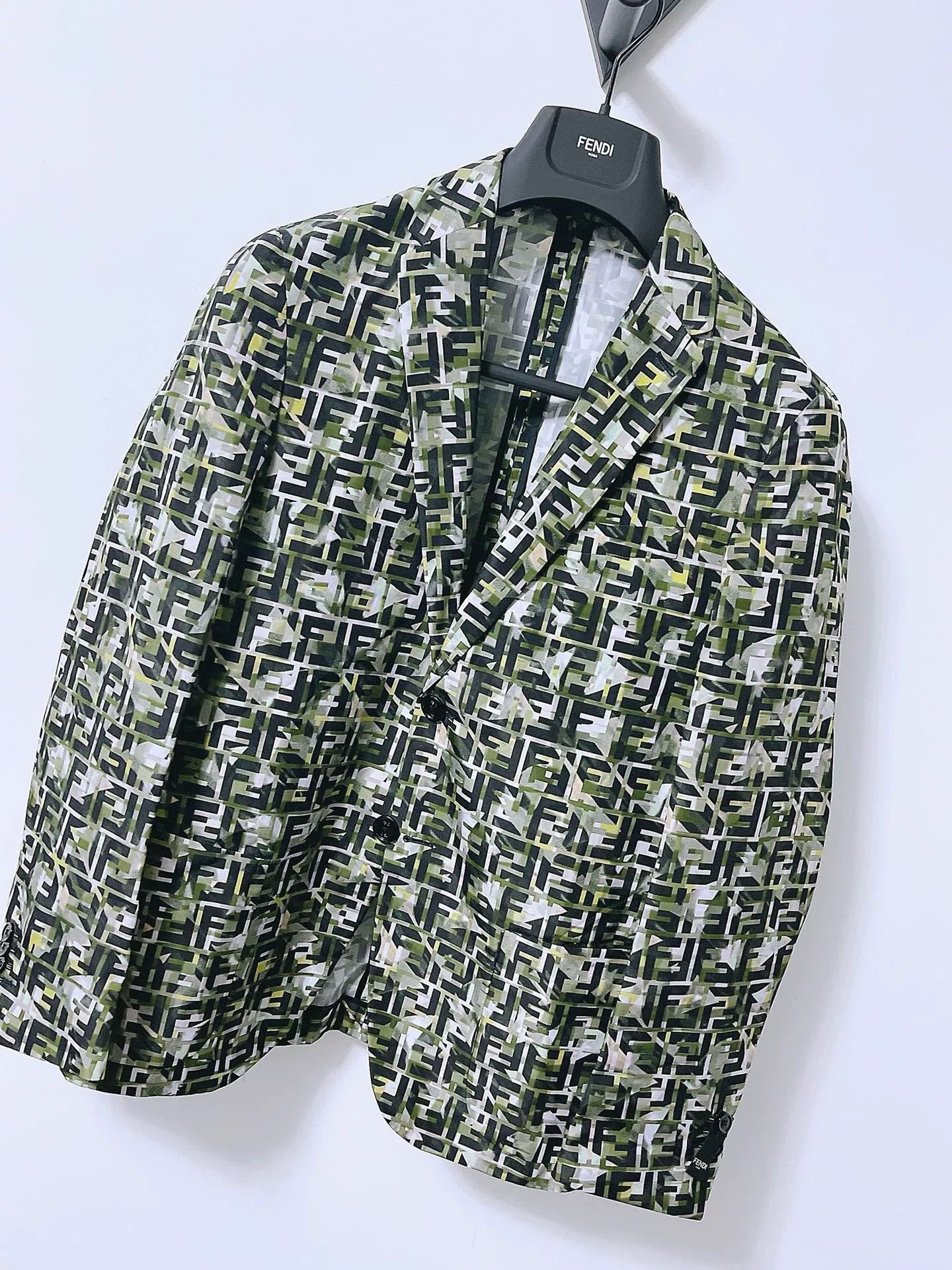 Fendi Fendi Men's All-Over Logo Casual Blazer Size US S / EU 44-46 / 1 - 2 Thumbnail