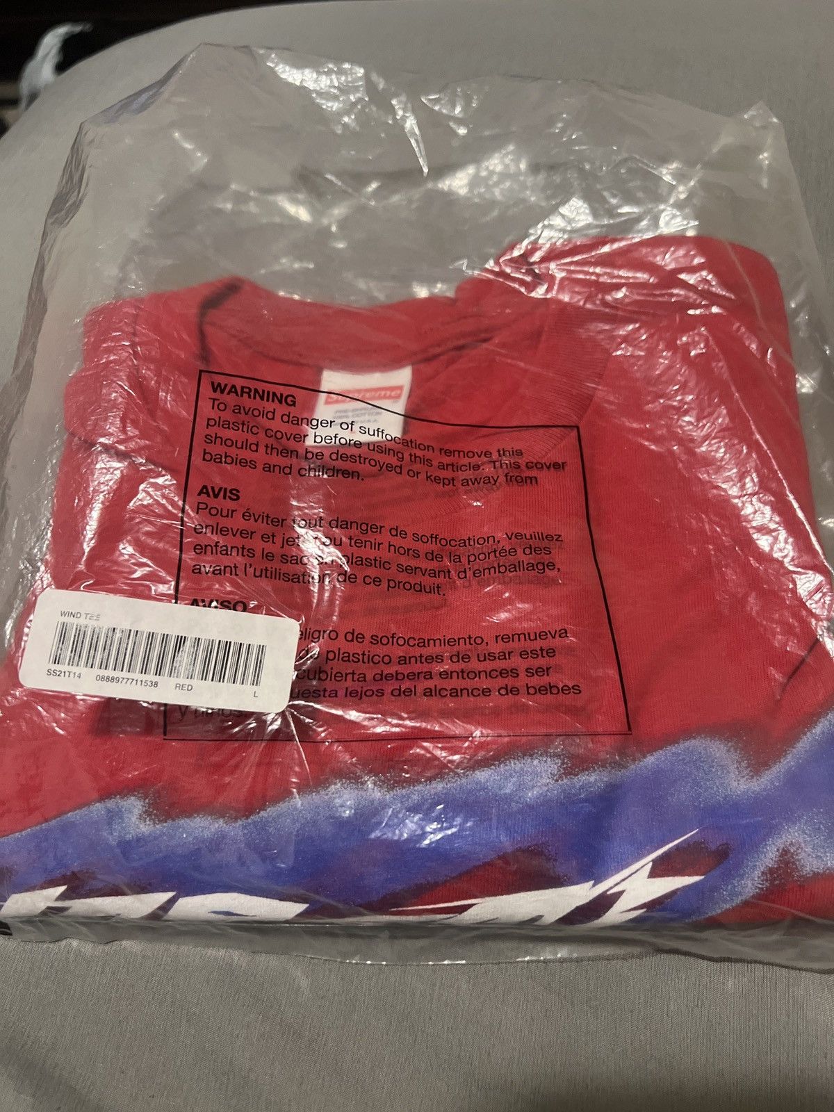Supreme Supreme Wind Tee Size US L / EU 52-54 / 3 - 1 Thumbnail