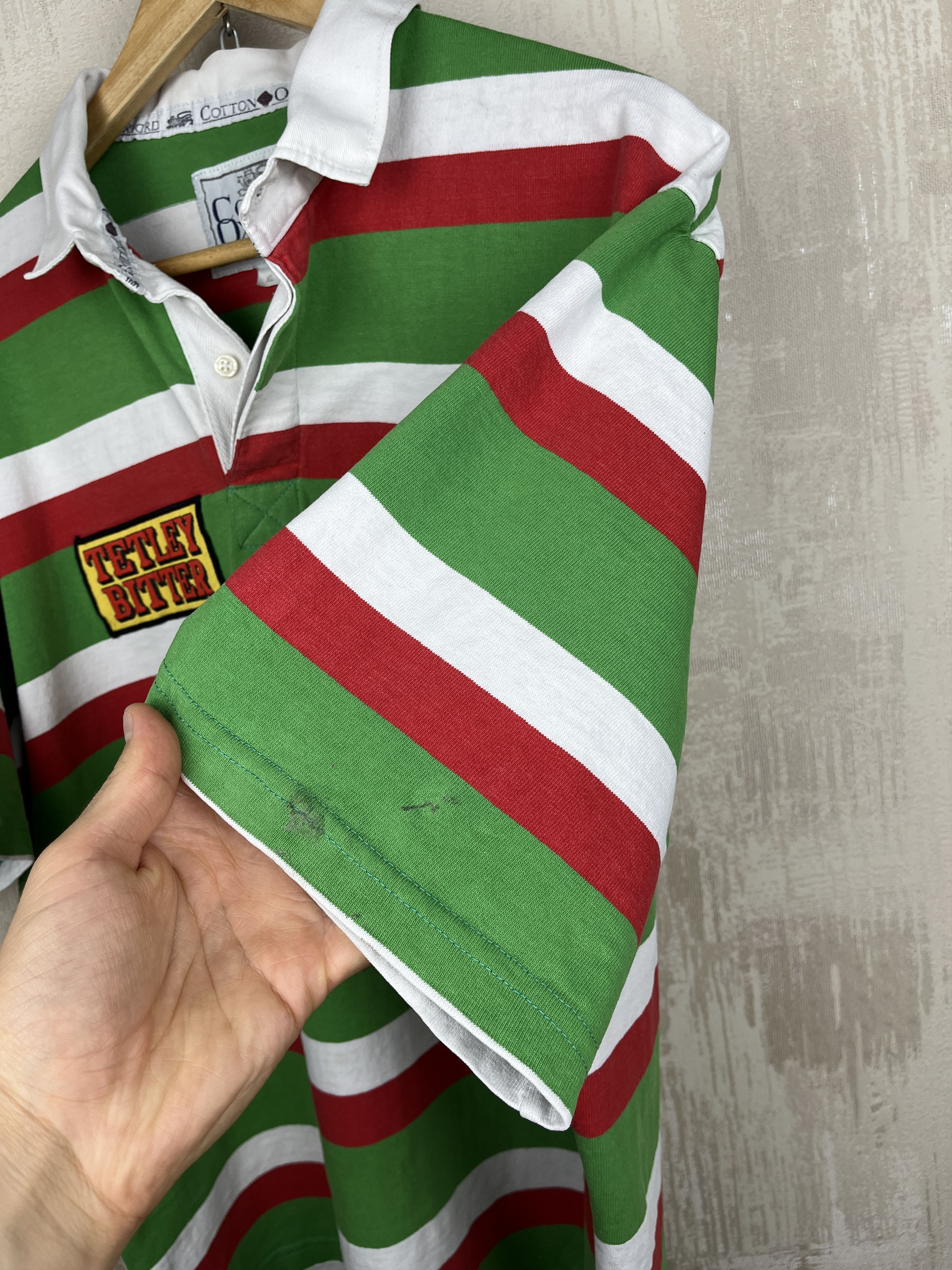 Cotton Traders 90s Leicester Tigers Vintage Rugby Shirt S/S Jersey Size US XL / EU 56 / 4 - 14 Thumbnail