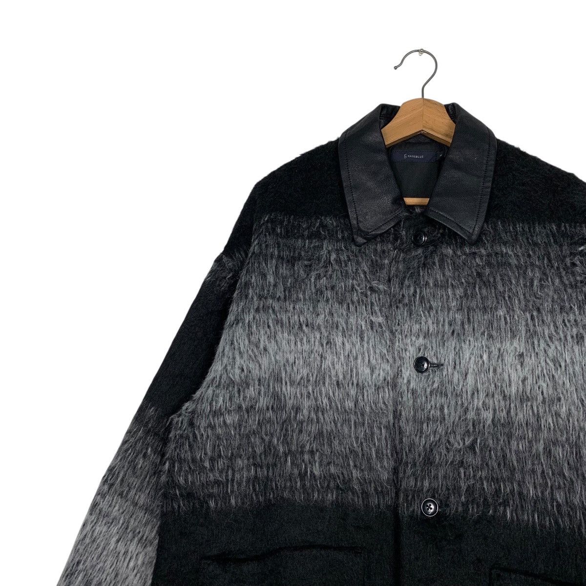 RAGEBLUE Japanese Brand Rageblue Two Tone Fur Jacket Size US M / EU 48-50 / 2 - 6 Thumbnail