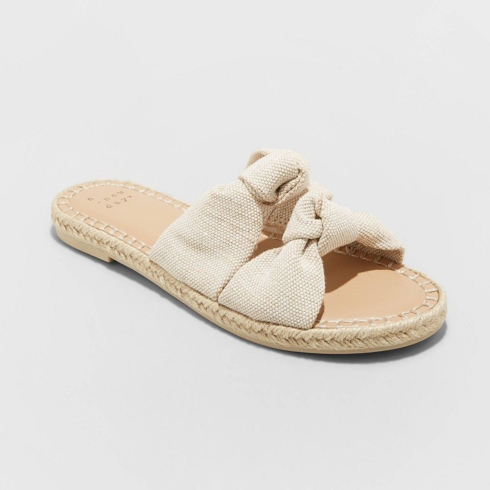Other Womens Miriam Double Knotted Espadrille Slide Sandals Beige Size US 7 / IT 37 - 1 Preview