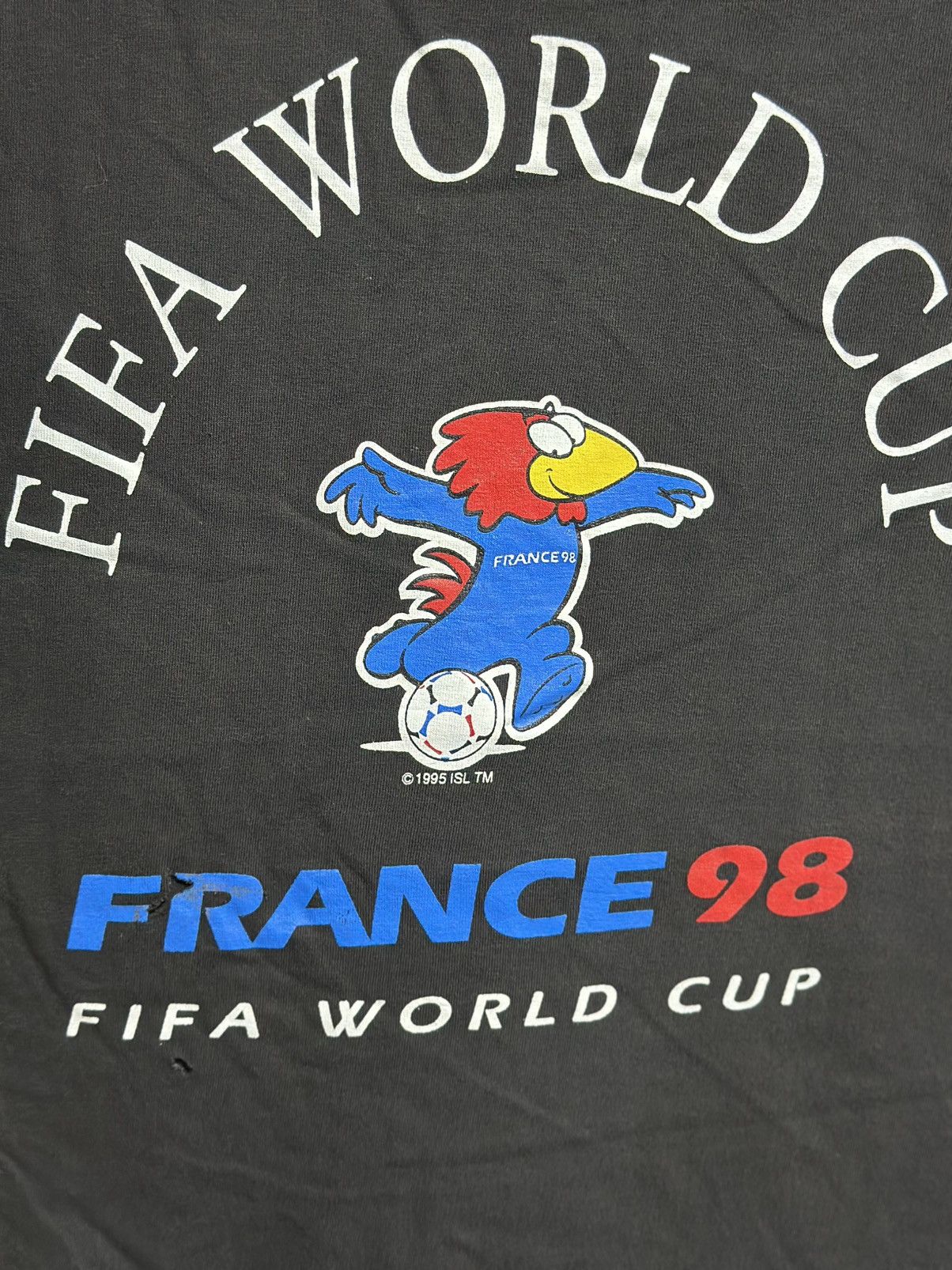 Vintage Vintage Fifa World Cup France Faded Tee Size US M / EU 48-50 / 2 - 2 Thumbnail
