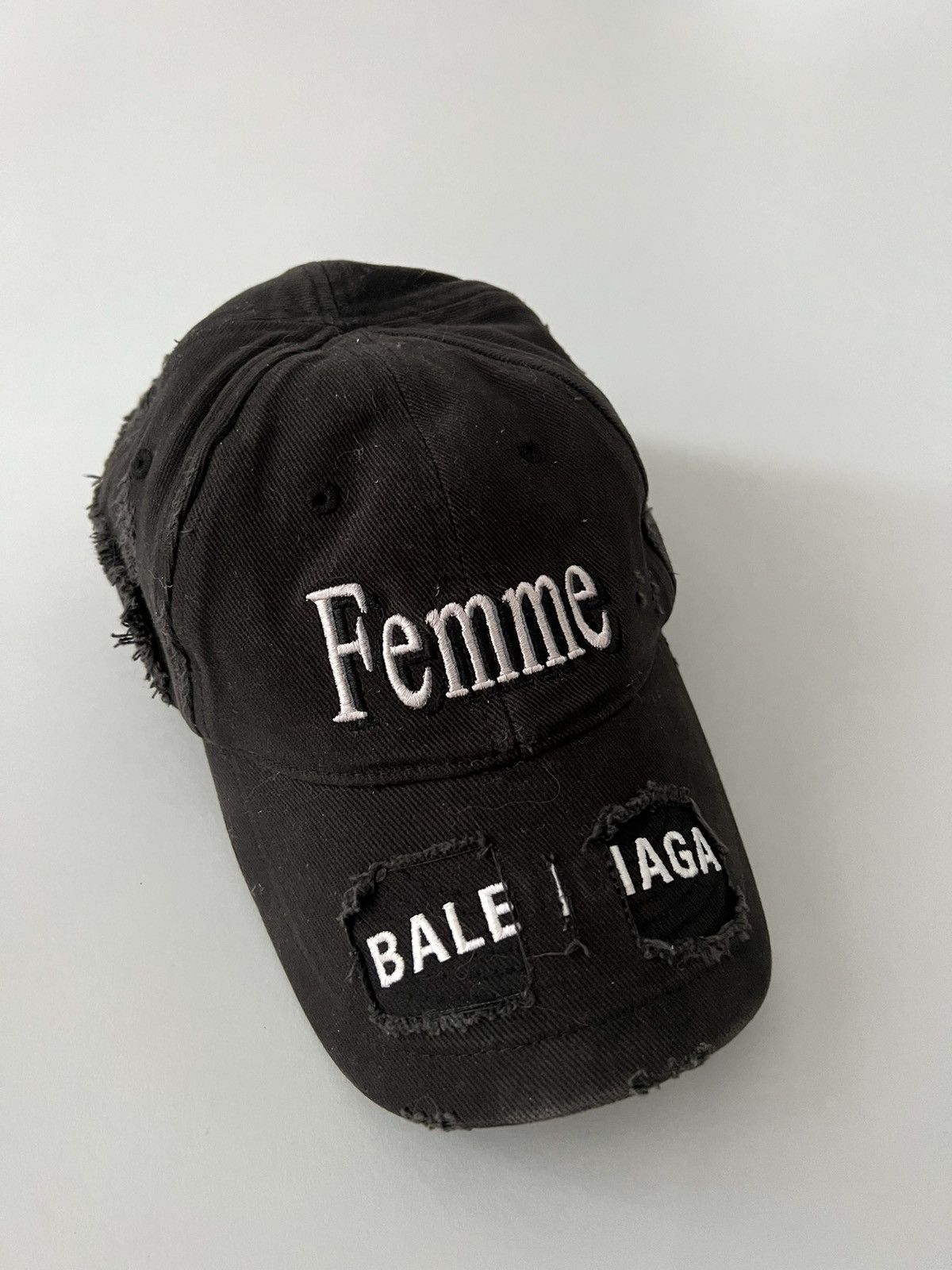 Balenciaga Balenciaga Unreleased Upcycled Femme Cap | Grailed Balenciaga Balenciaga Unreleased Upcycled Femme Cap | Grailed