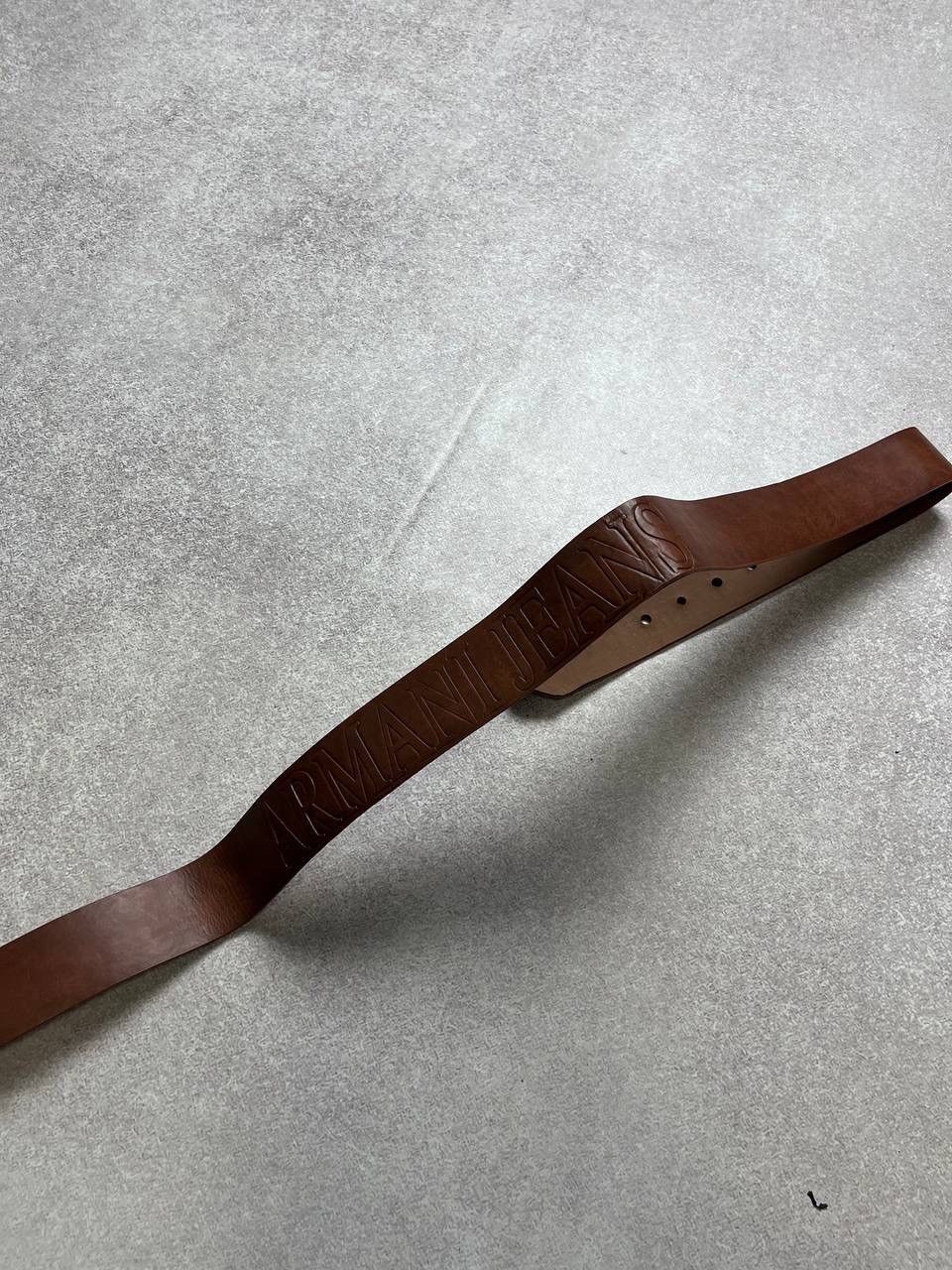 Armani Vintage Armani Jeans Spellout Belt Os Size 36 - 4 Thumbnail