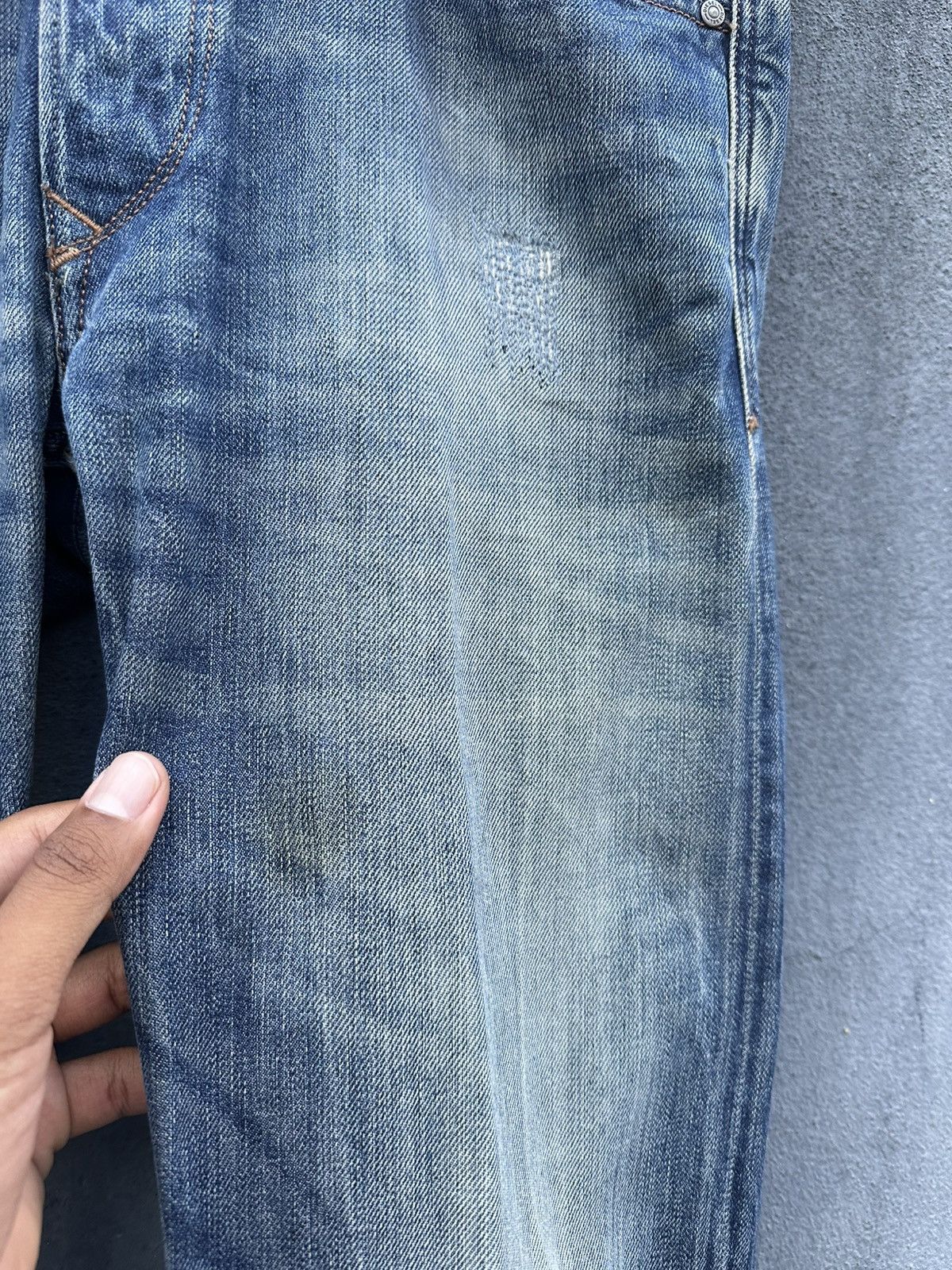 Diesel 👹Vintage Diesel Baggy Straight Cut Jeans Size US 32 / EU 48 - 8 Thumbnail