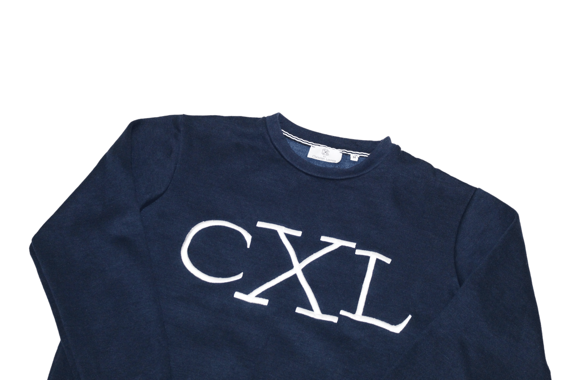 Christian Lacroix CXL by Christian Lacroix big logo embroidery crew sweatshirt Size US S / EU 44-46 / 1 - 6 Thumbnail